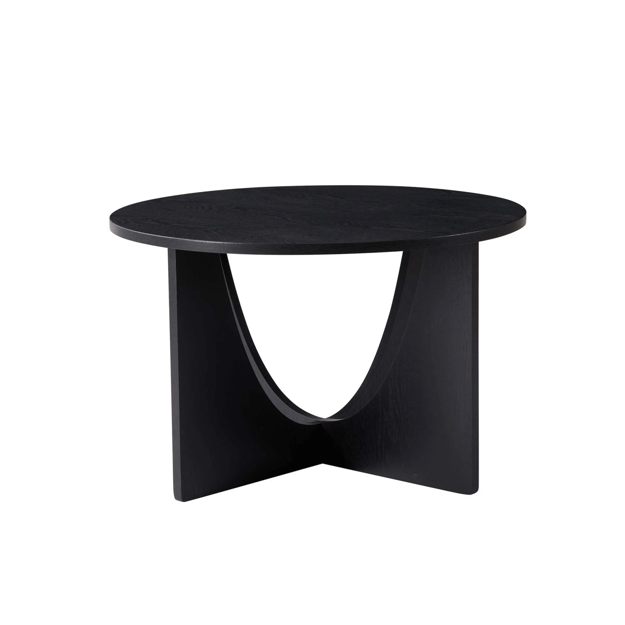 Lana Round Coffee Table - Black - Image 3