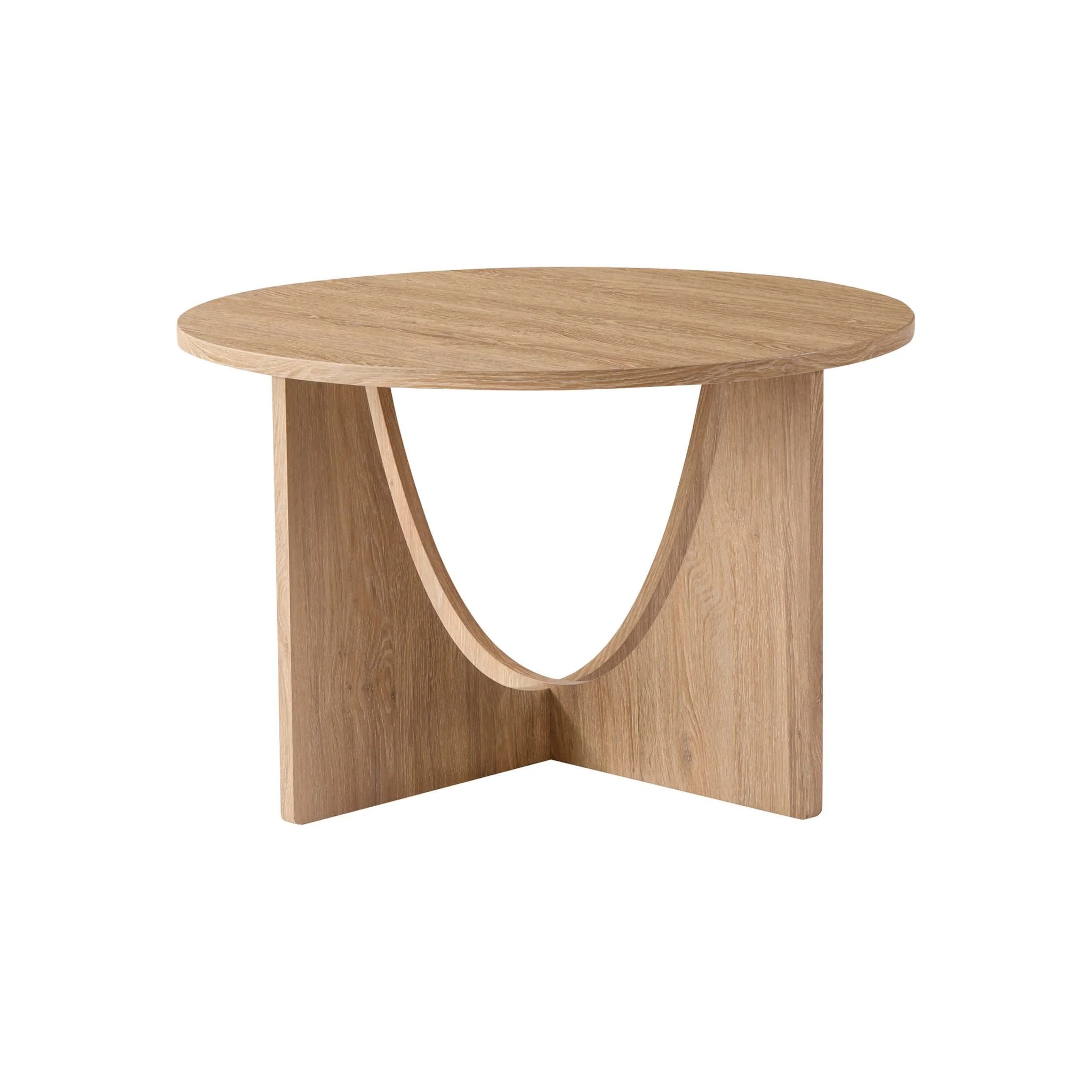 Lana Round Coffee Table - Light Wood - Image 2