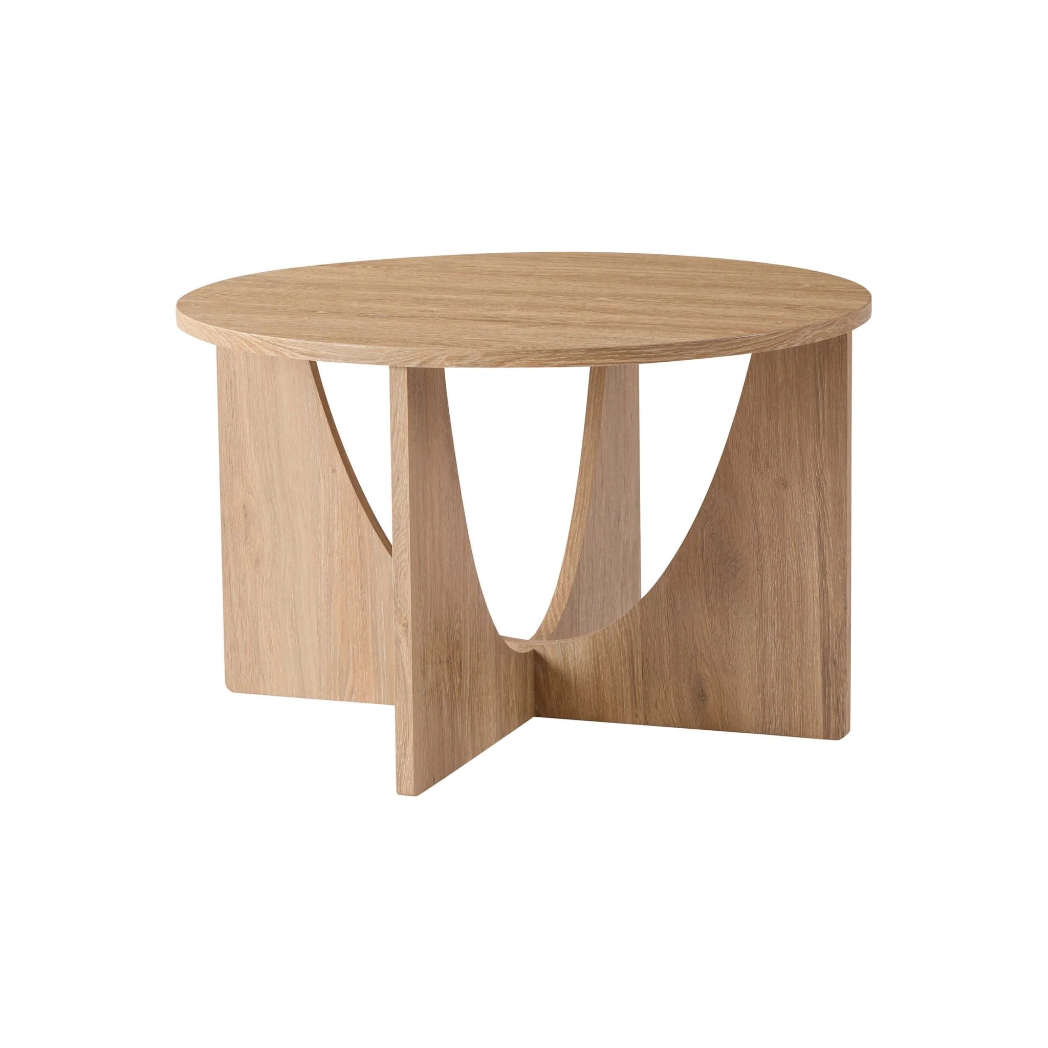 Lana Round Coffee Table - Light Wood - Image 3