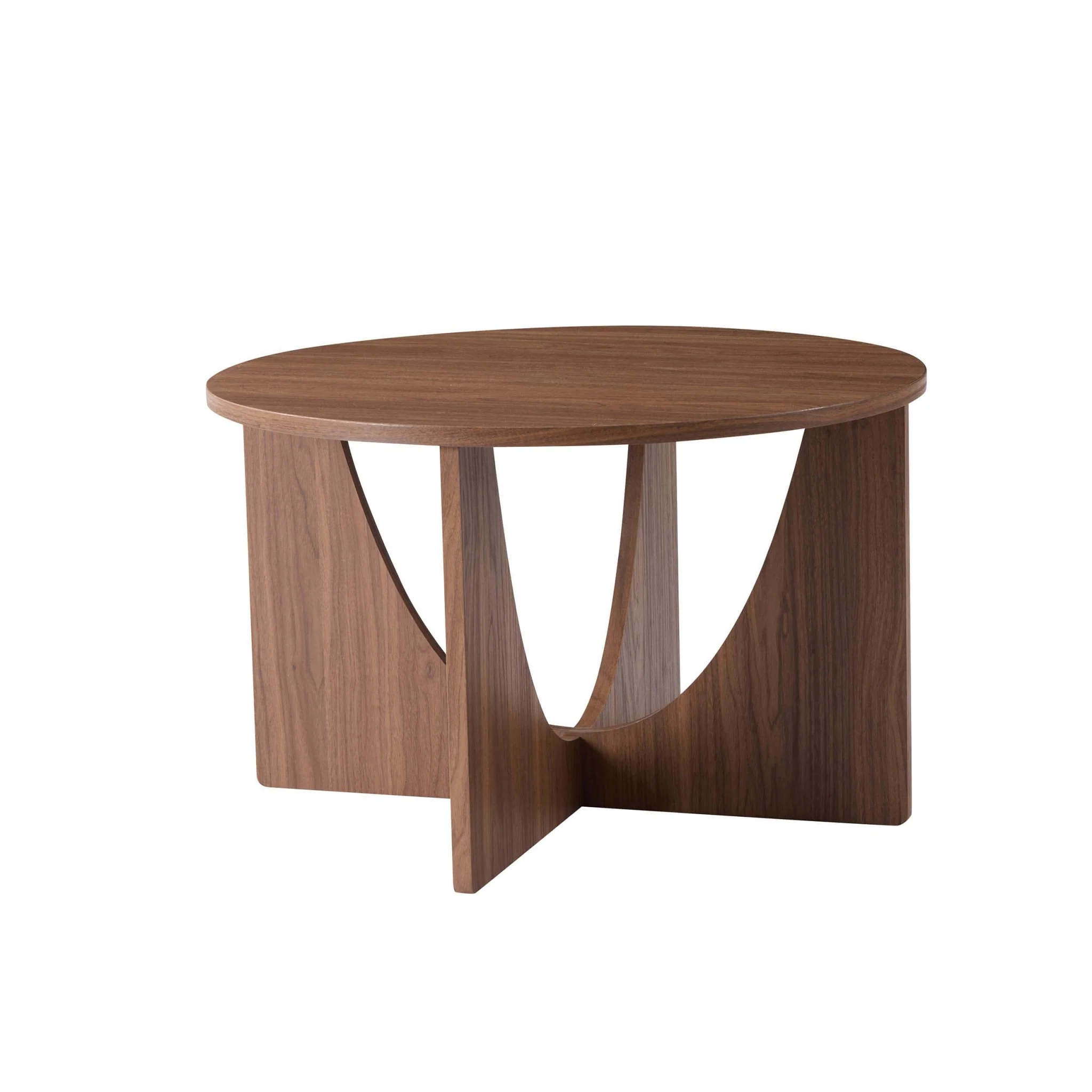 Lana Round Coffee Table - Medium Wood - Image 2