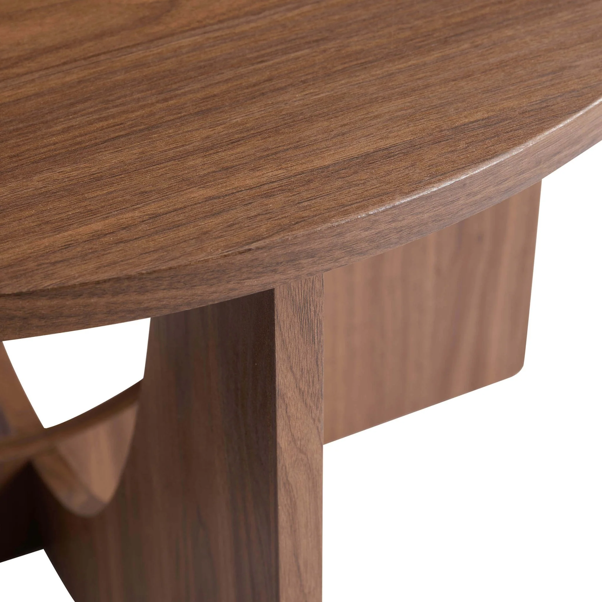 Lana Round Coffee Table - Medium Wood - Image 5