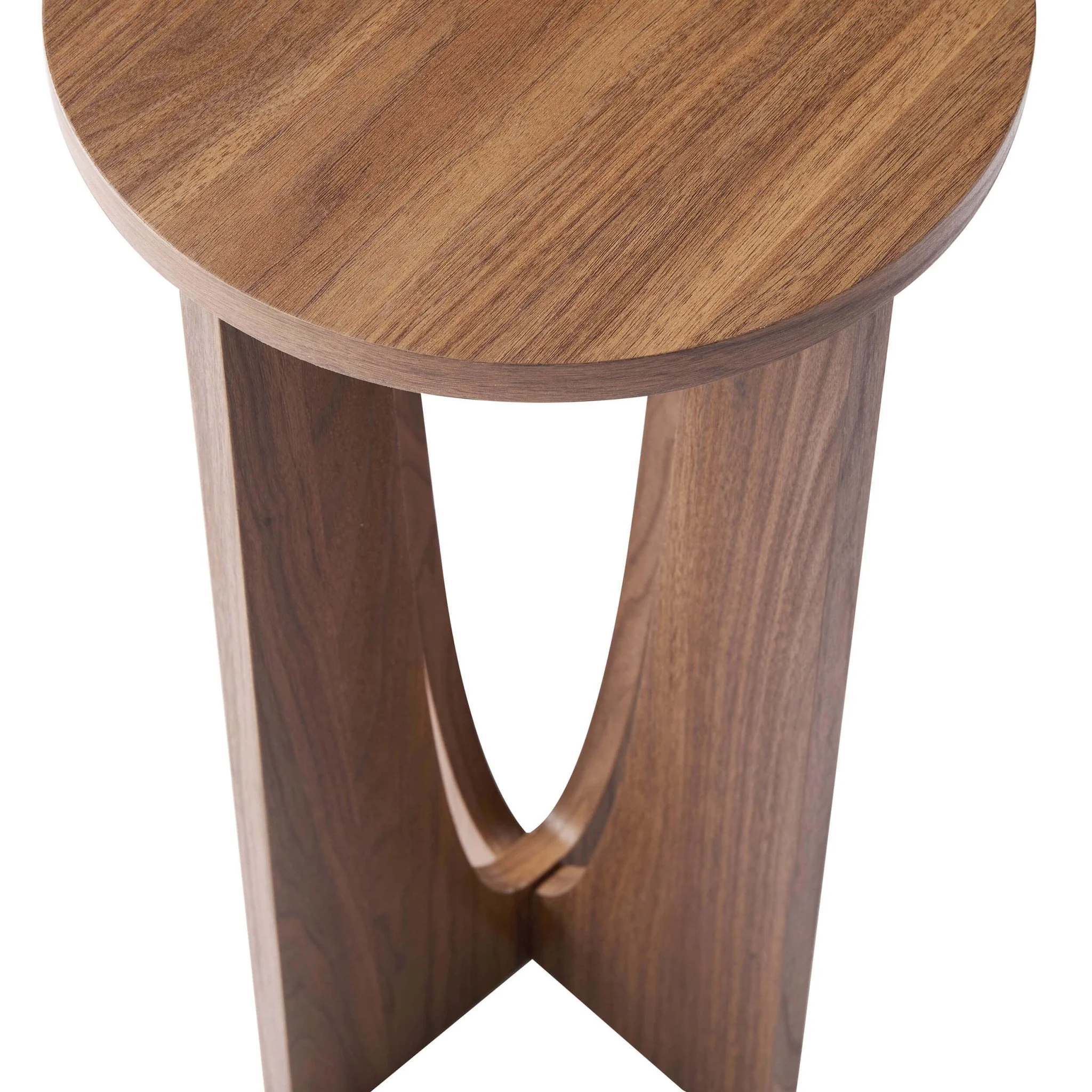 Lana Round Side Table - Medium Wood - Image 4