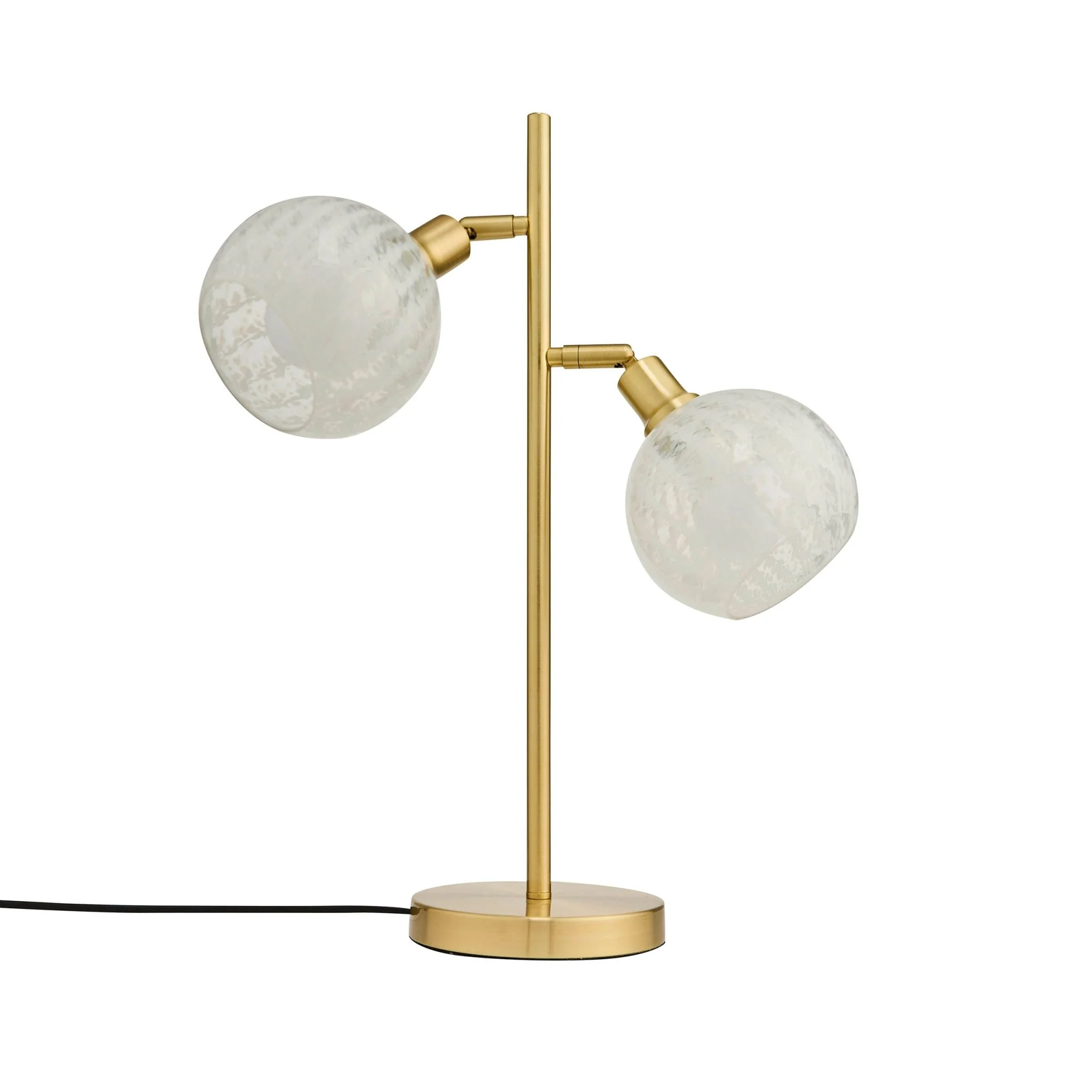 Laylah Glass Shade Table Lamp - Gold - Image 4