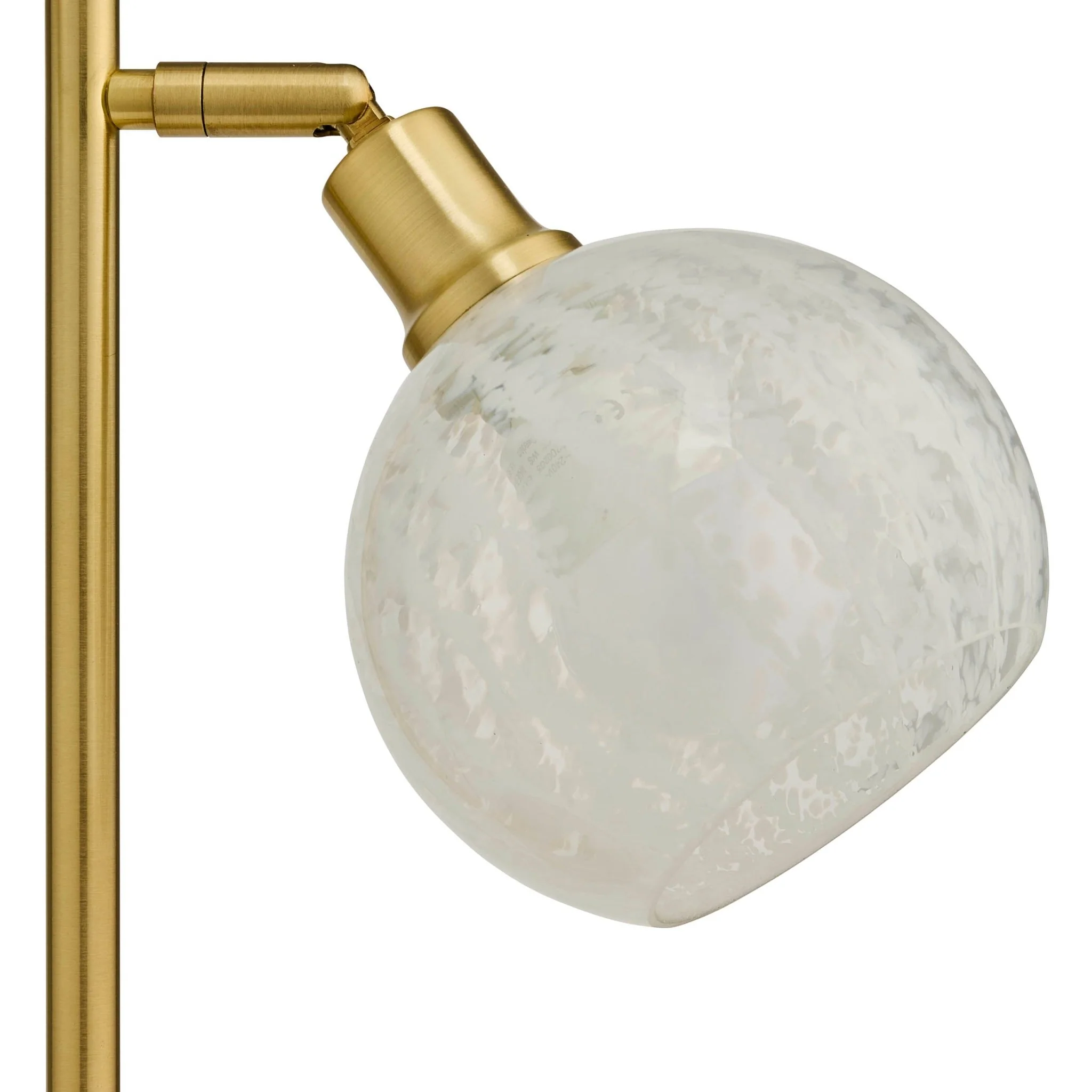 Laylah Glass Shade Table Lamp - Gold - Image 5
