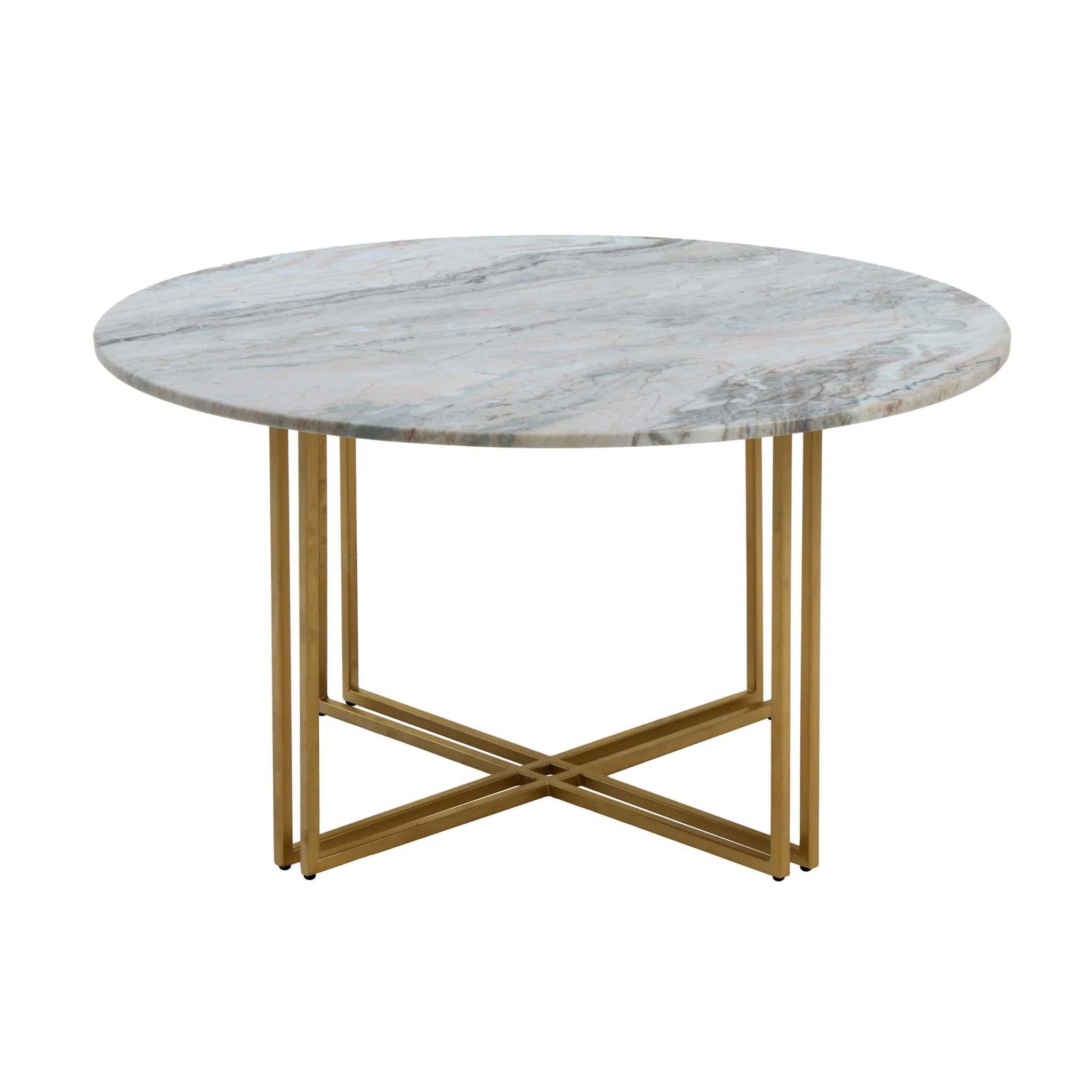 Leana Round Coffee Table - Marble - Image 5