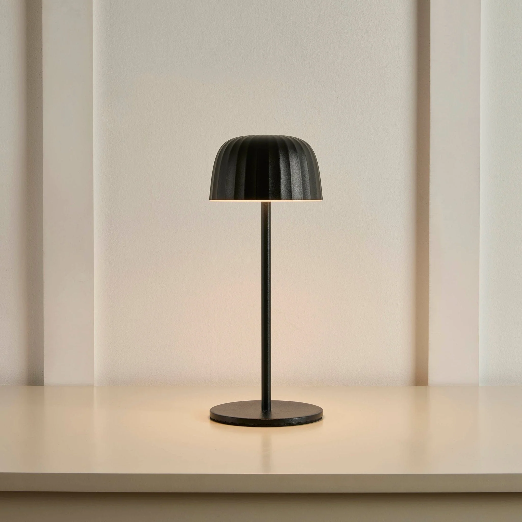 LED Rechargeable Table Light - Black - Image 3