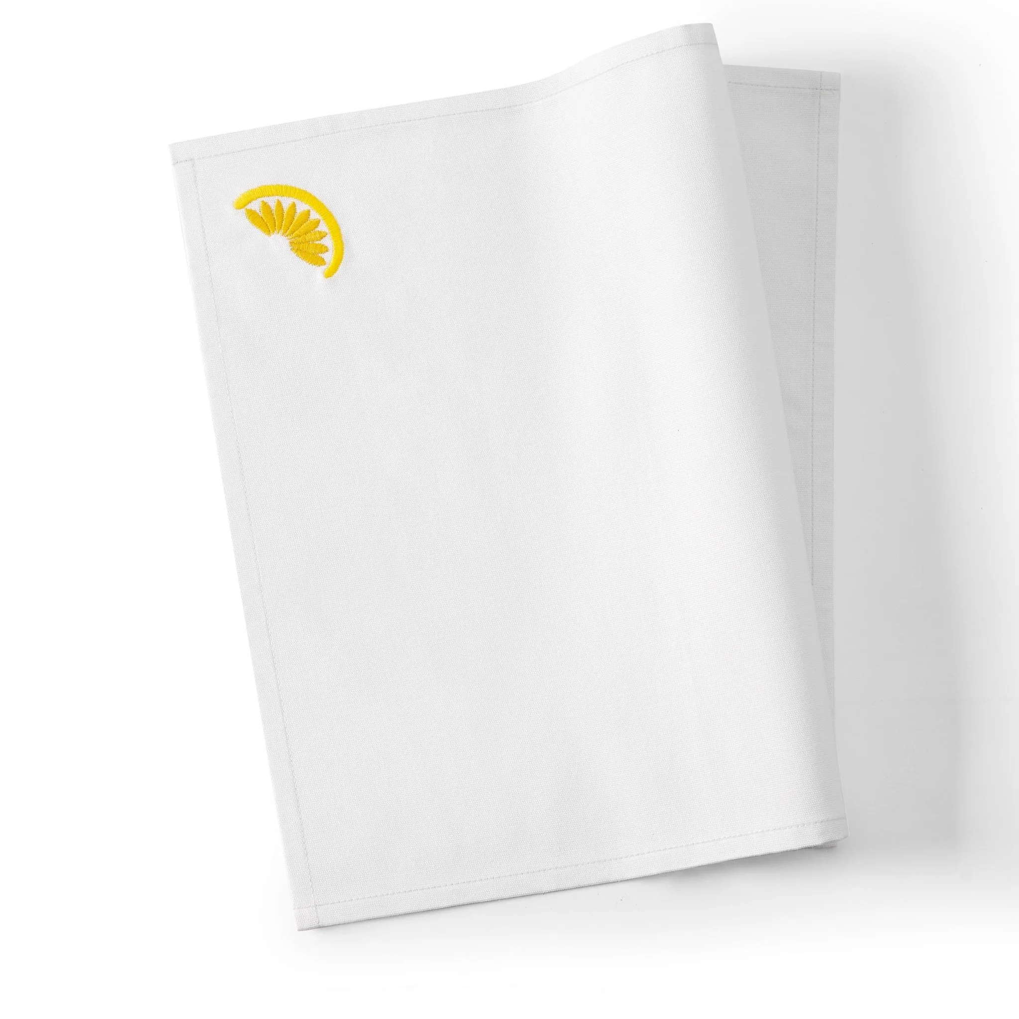 Lemons Embroidered Napkins - Set of 4 - Image 6