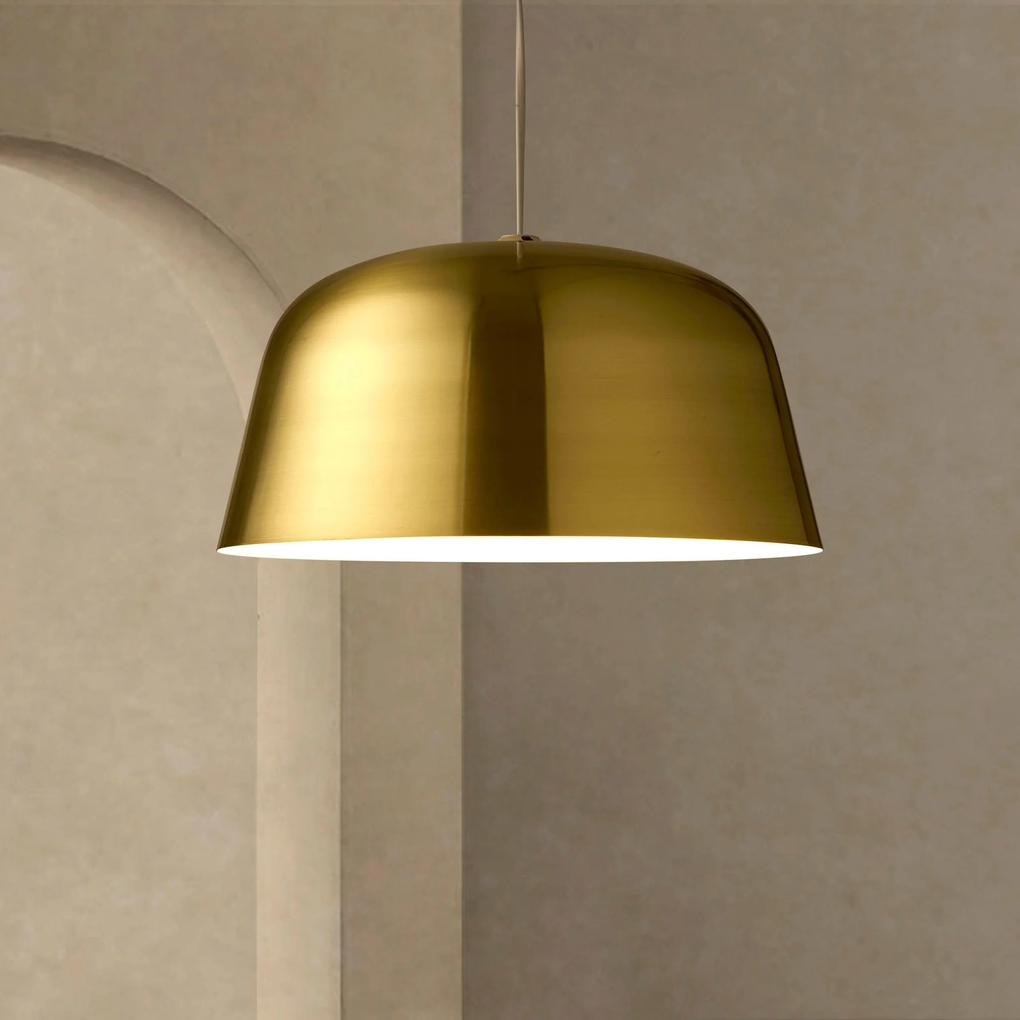 Lexi Easy Fit Shade Brushed Brass - Gold