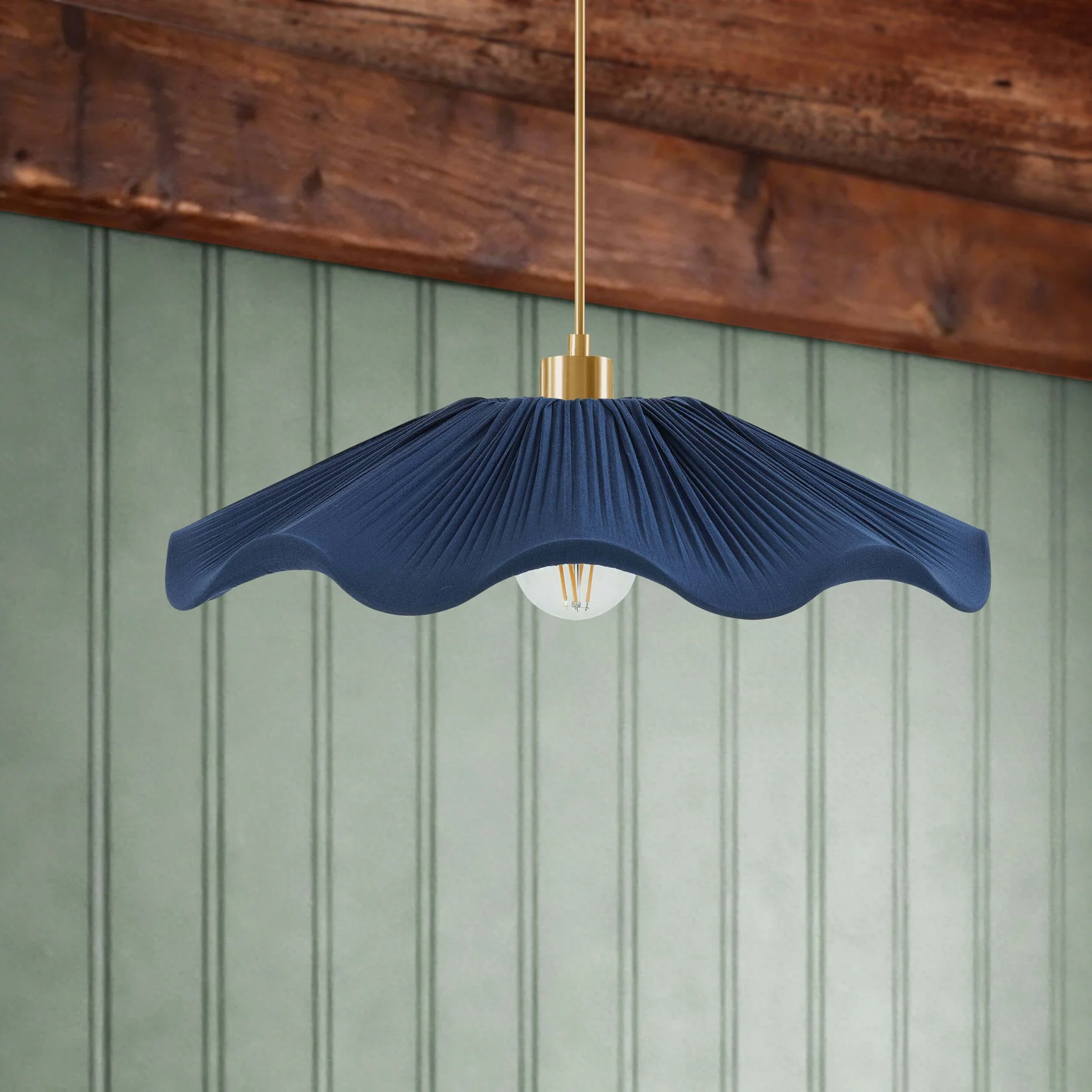 Libby Fabric Ceiling Shade - Navy