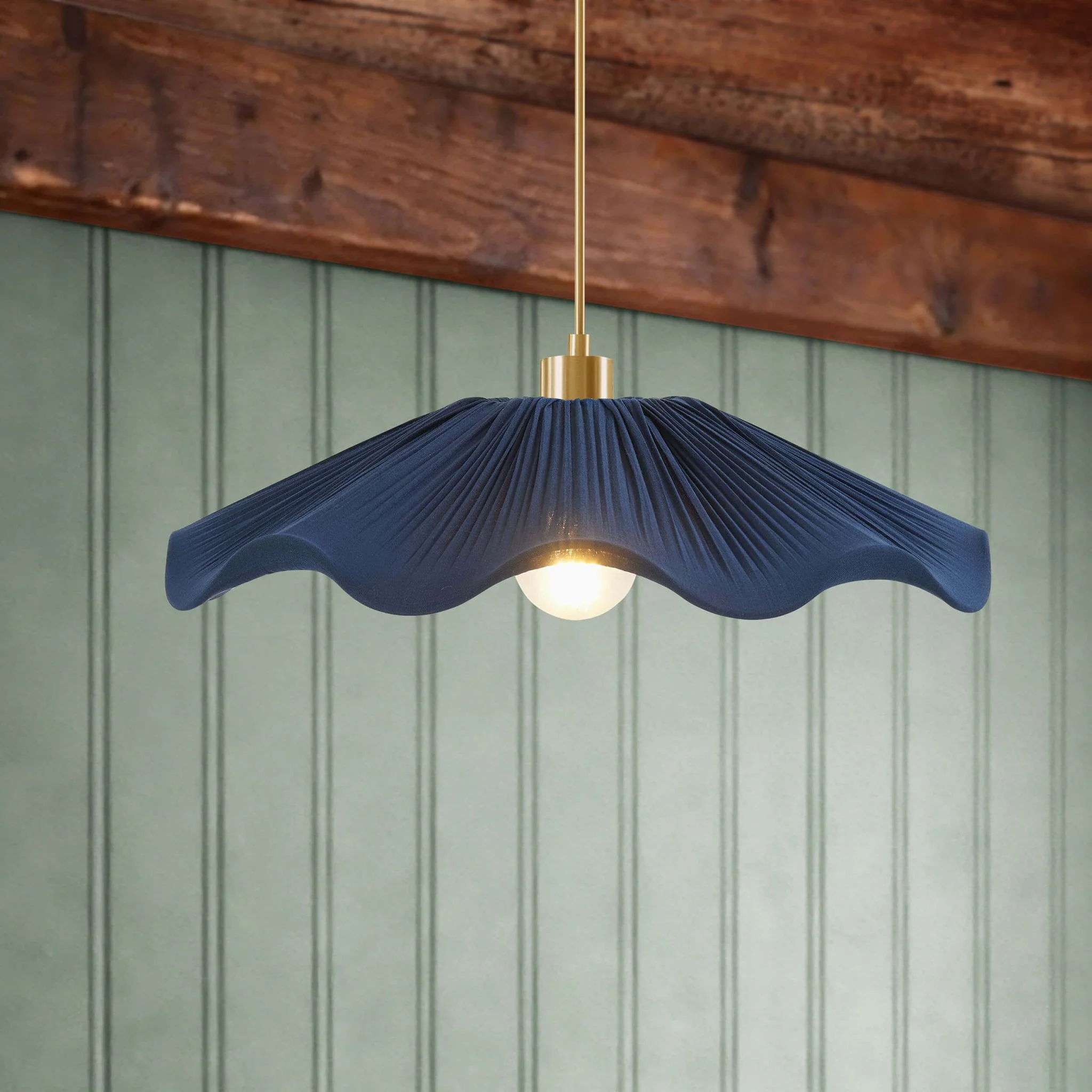 Libby Fabric Ceiling Shade - Navy - Image 2