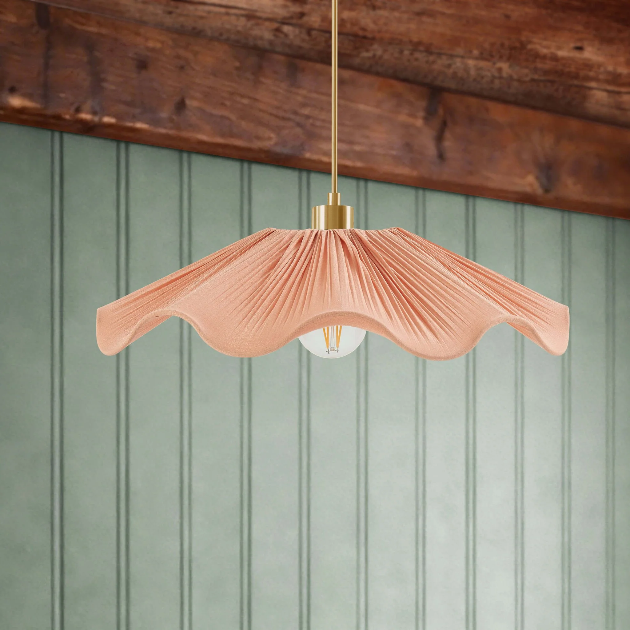 Libby Fabric Ceiling Shade - Pink