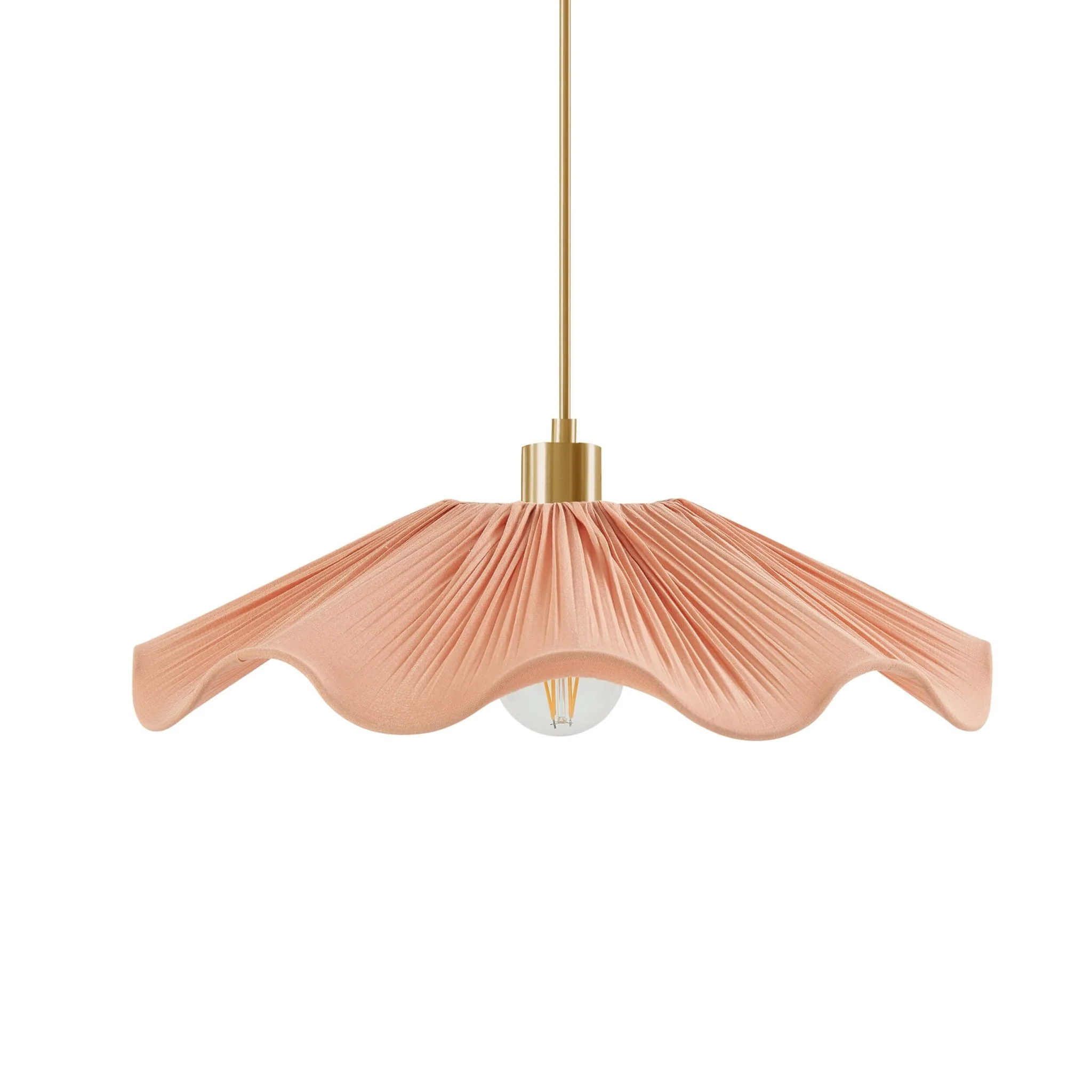Libby Fabric Ceiling Shade - Pink - Image 4