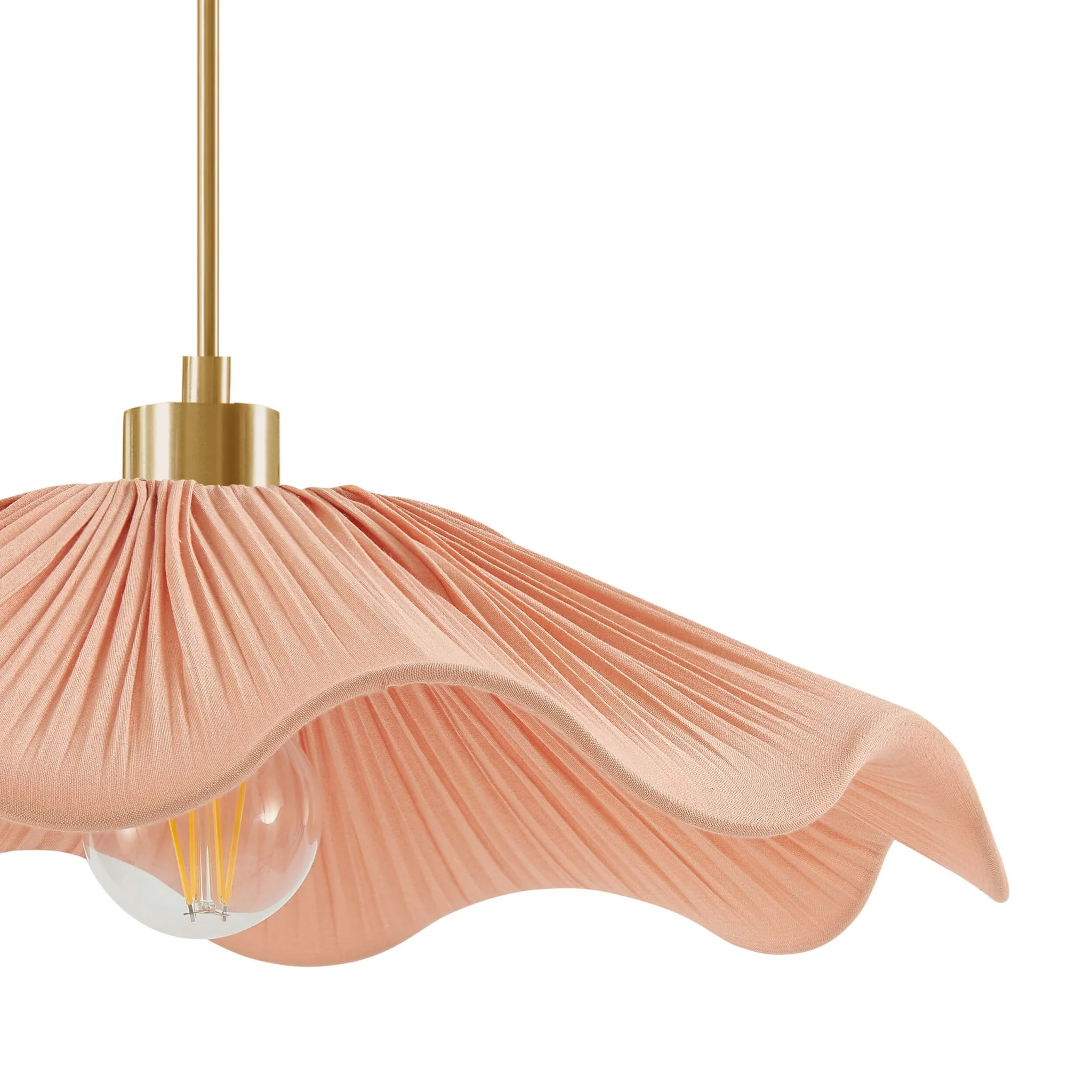 Libby Fabric Ceiling Shade - Pink - Image 5