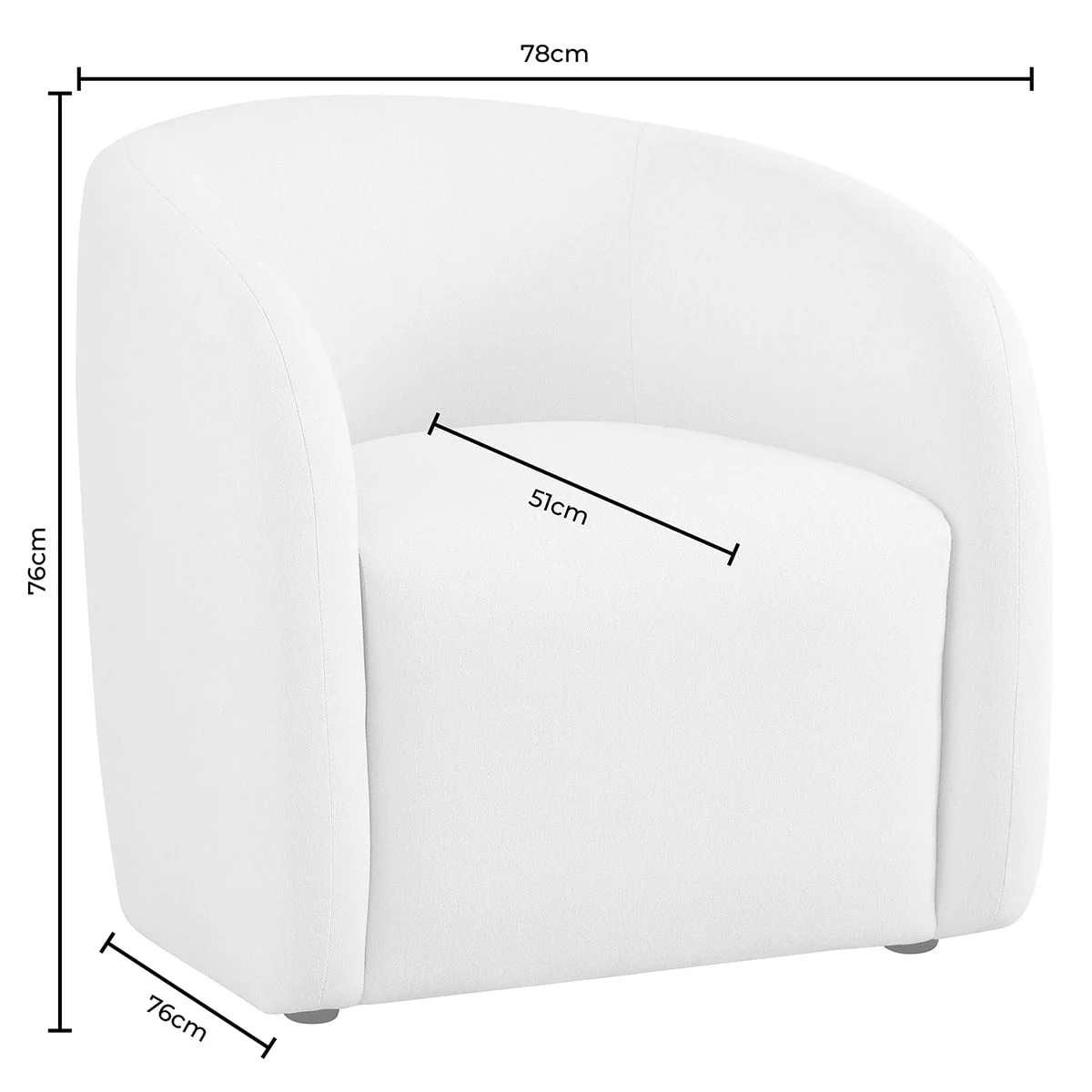 Liberty Accent Chair - Cappuccino - Image 8