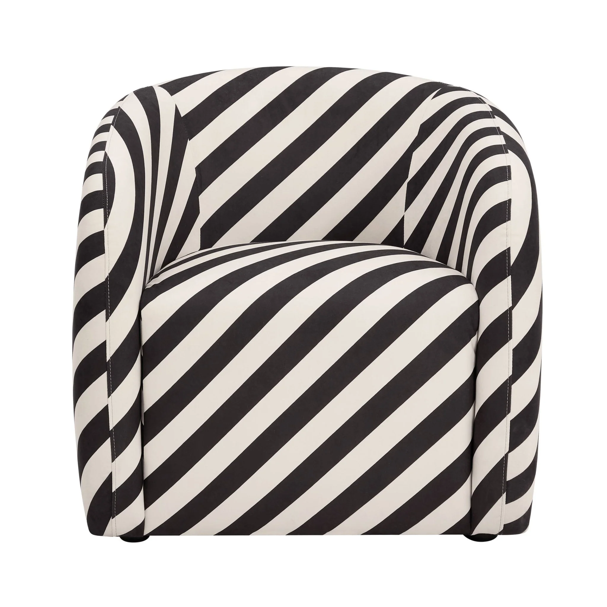 Liberty Accent Chair - Mono Stripe - Image 2