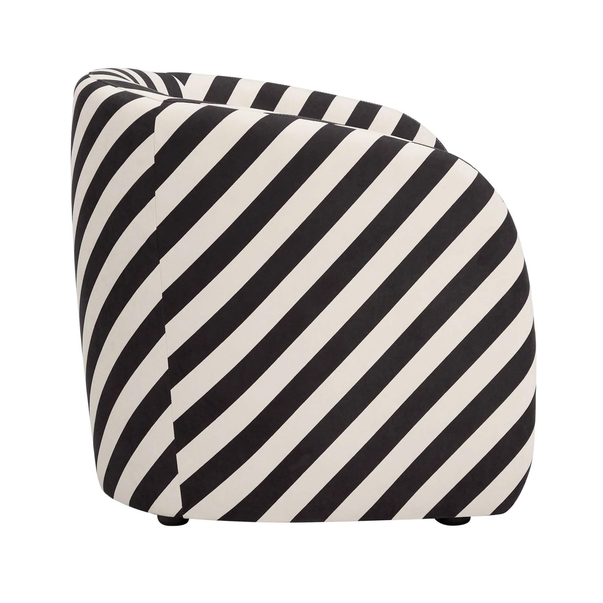 Liberty Accent Chair - Mono Stripe - Image 5