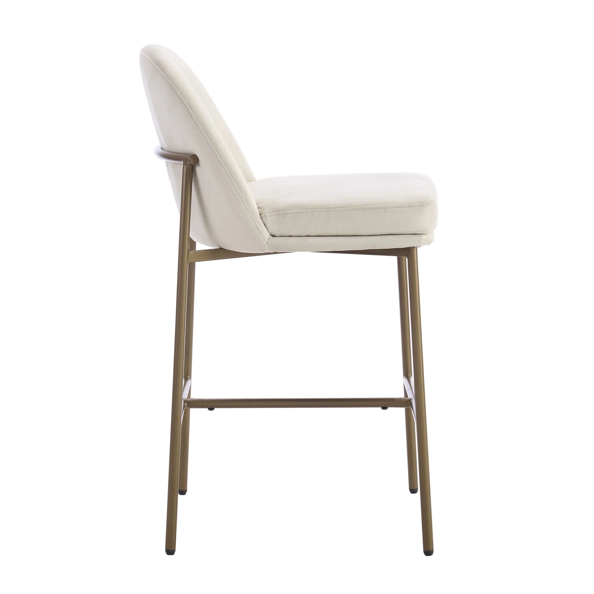 Lily Set of 2 Barstools - Ecru - Image 4