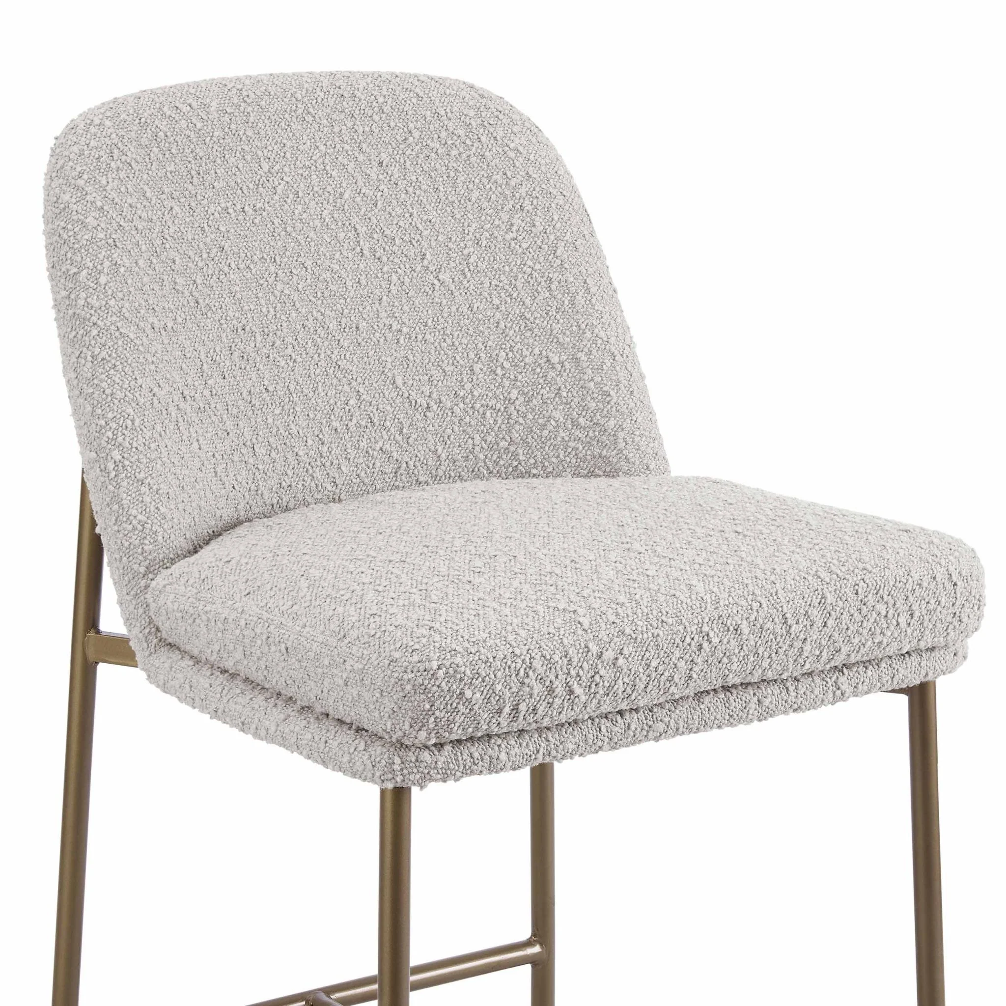 Lily Set of 2 Barstools - Taupe Boucle - Image 6