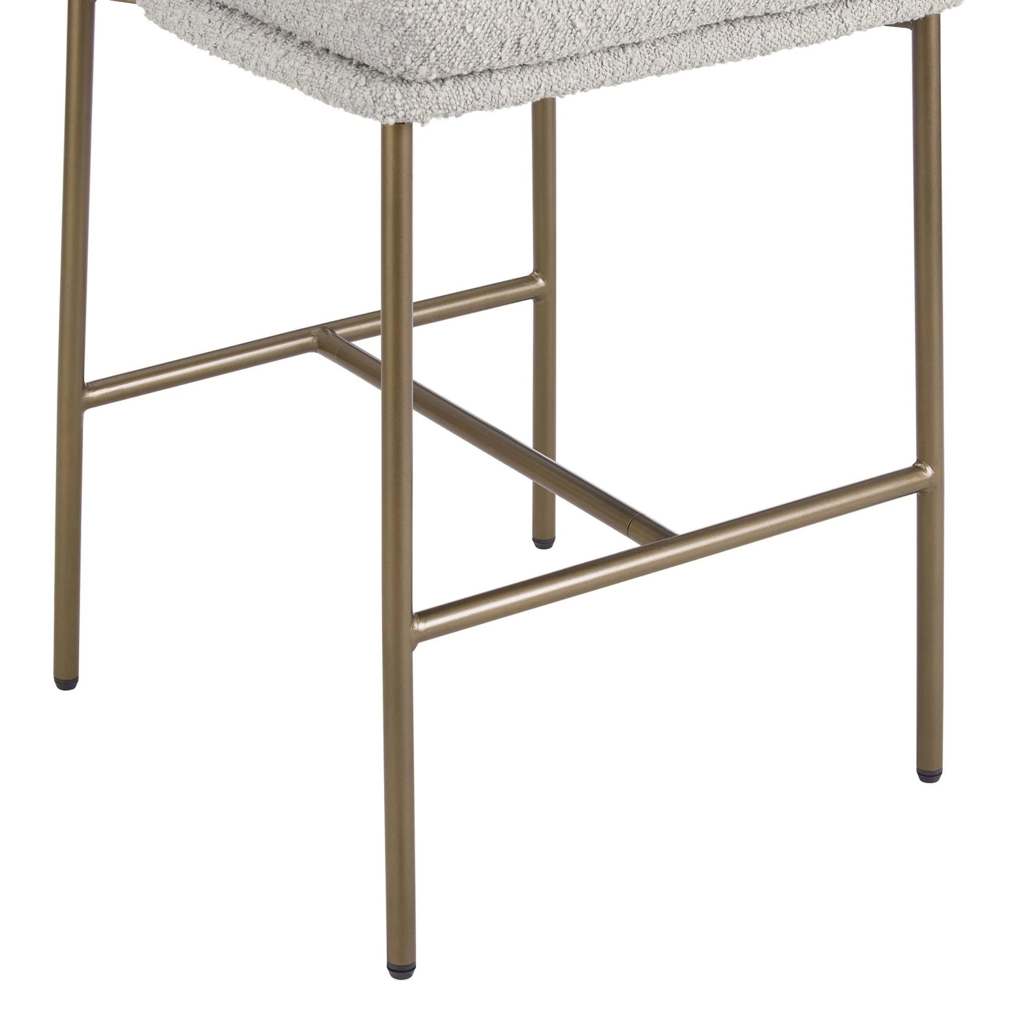 Lily Set of 2 Barstools - Taupe Boucle - Image 7