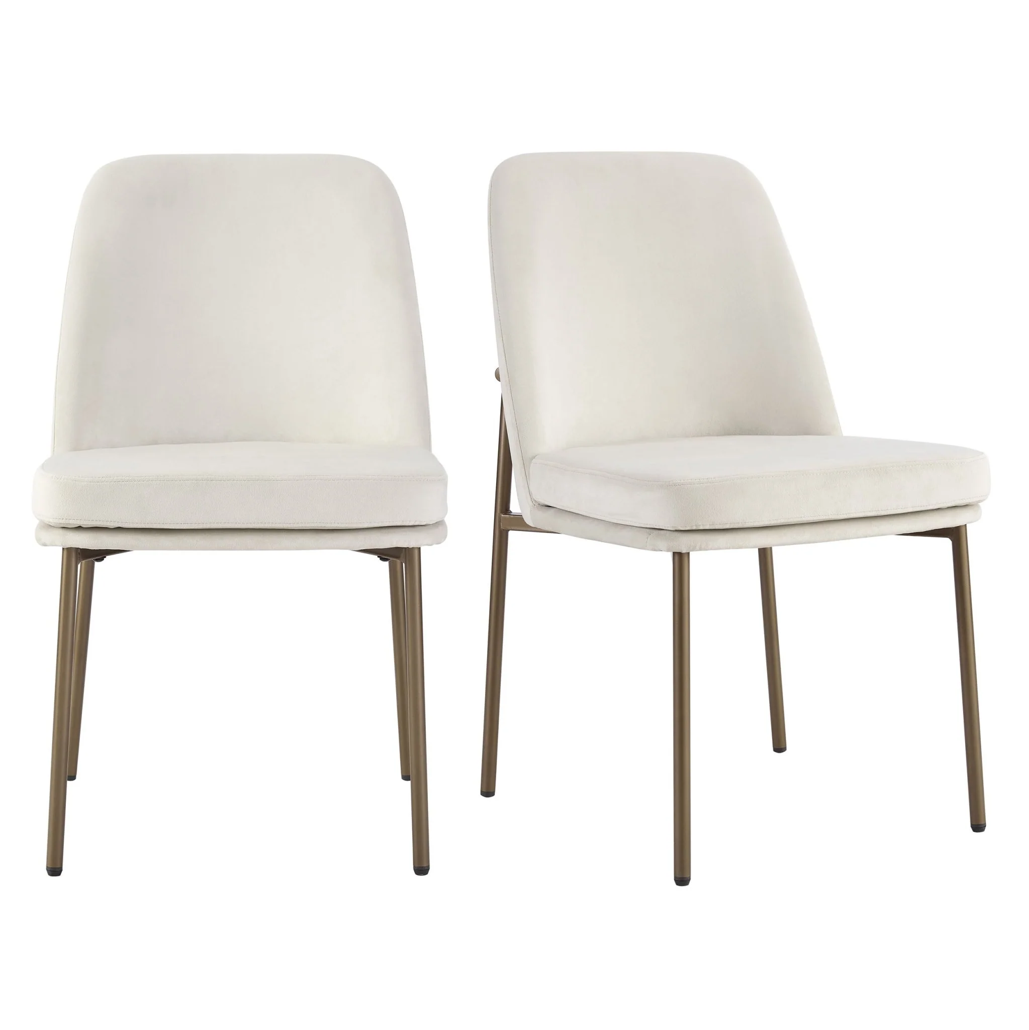 Lily Set of 2 Dining Chairs - Ecru - Image 2