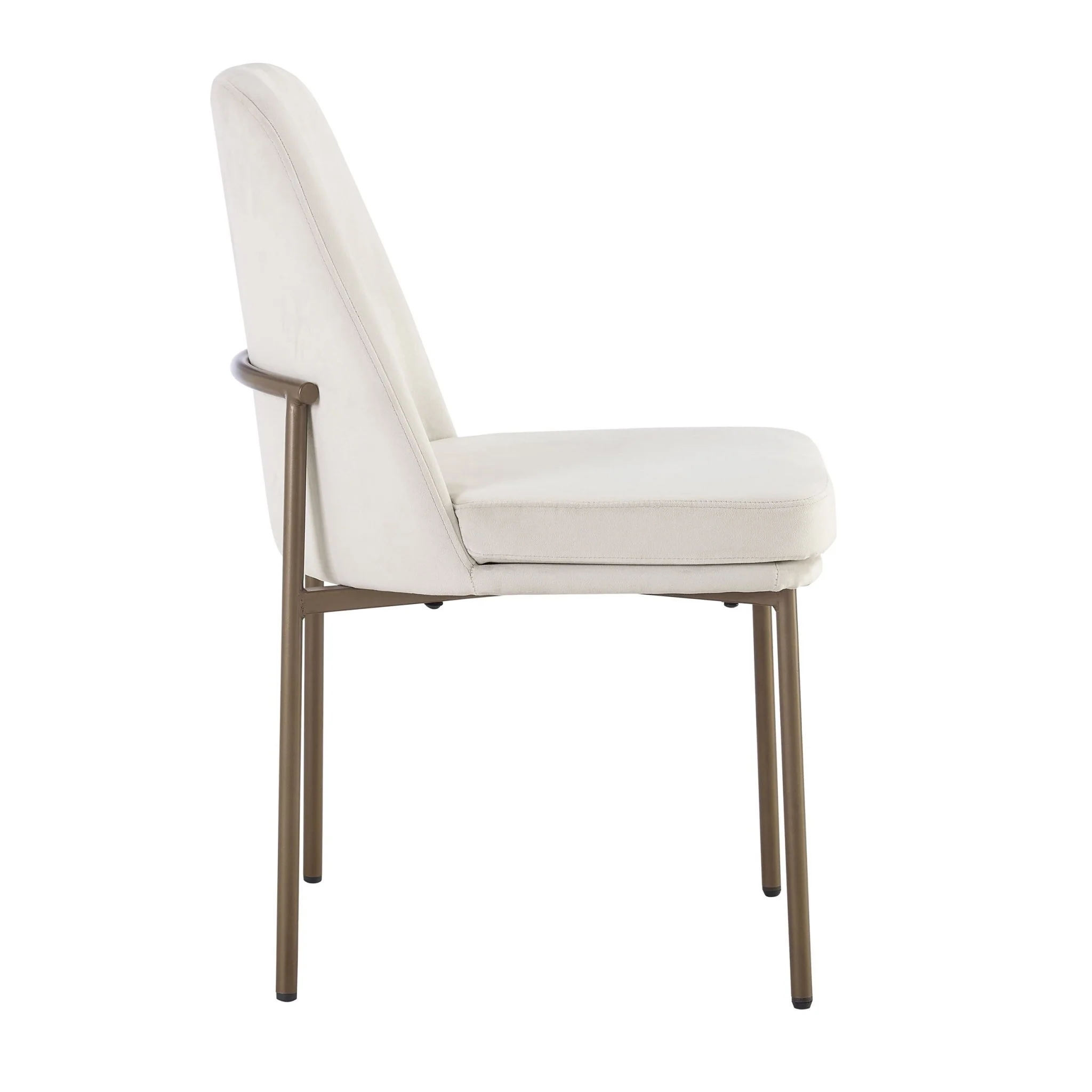 Lily Set of 2 Dining Chairs - Ecru - Image 4
