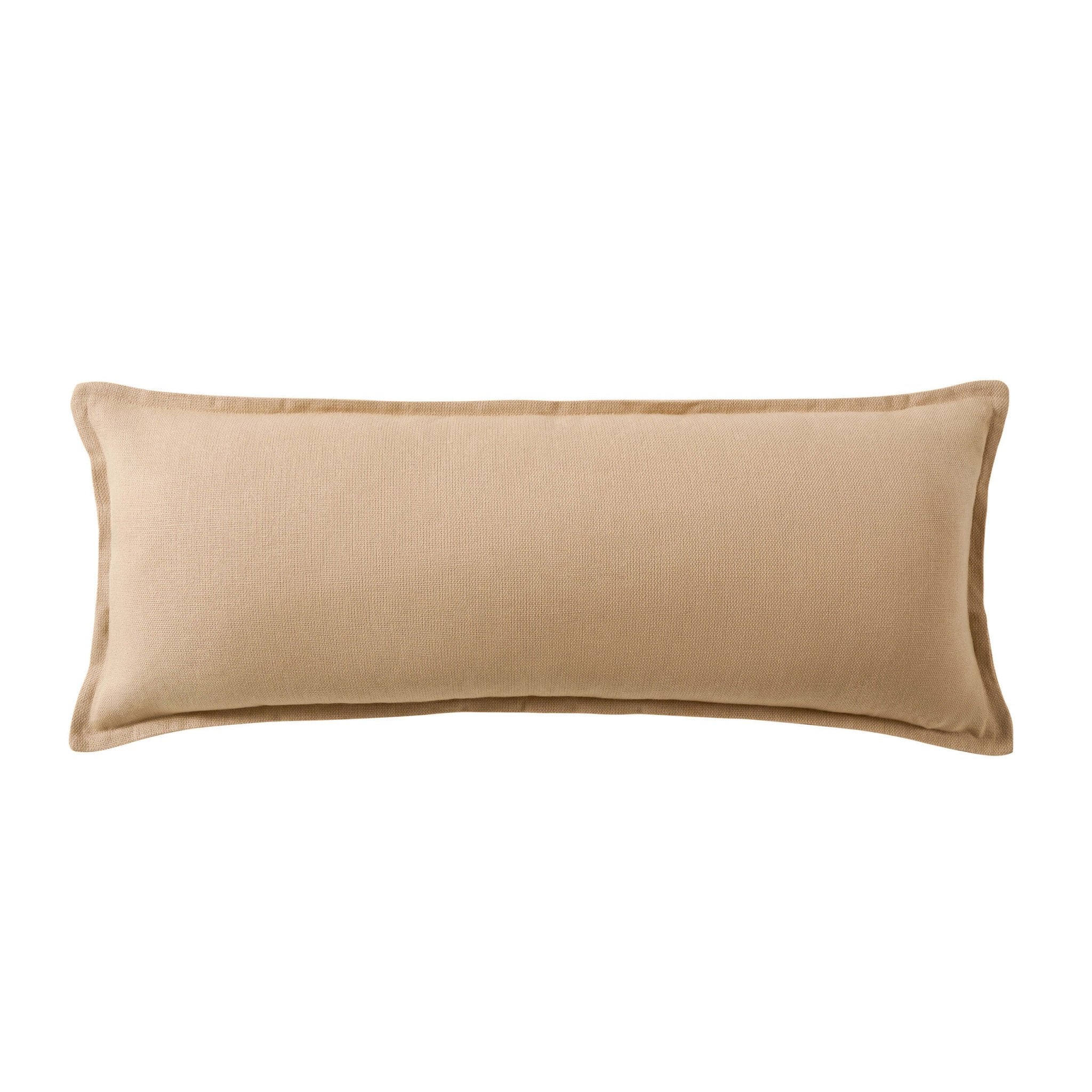 Linen Blend Sofa Cushion Cover - Natural - Image 4