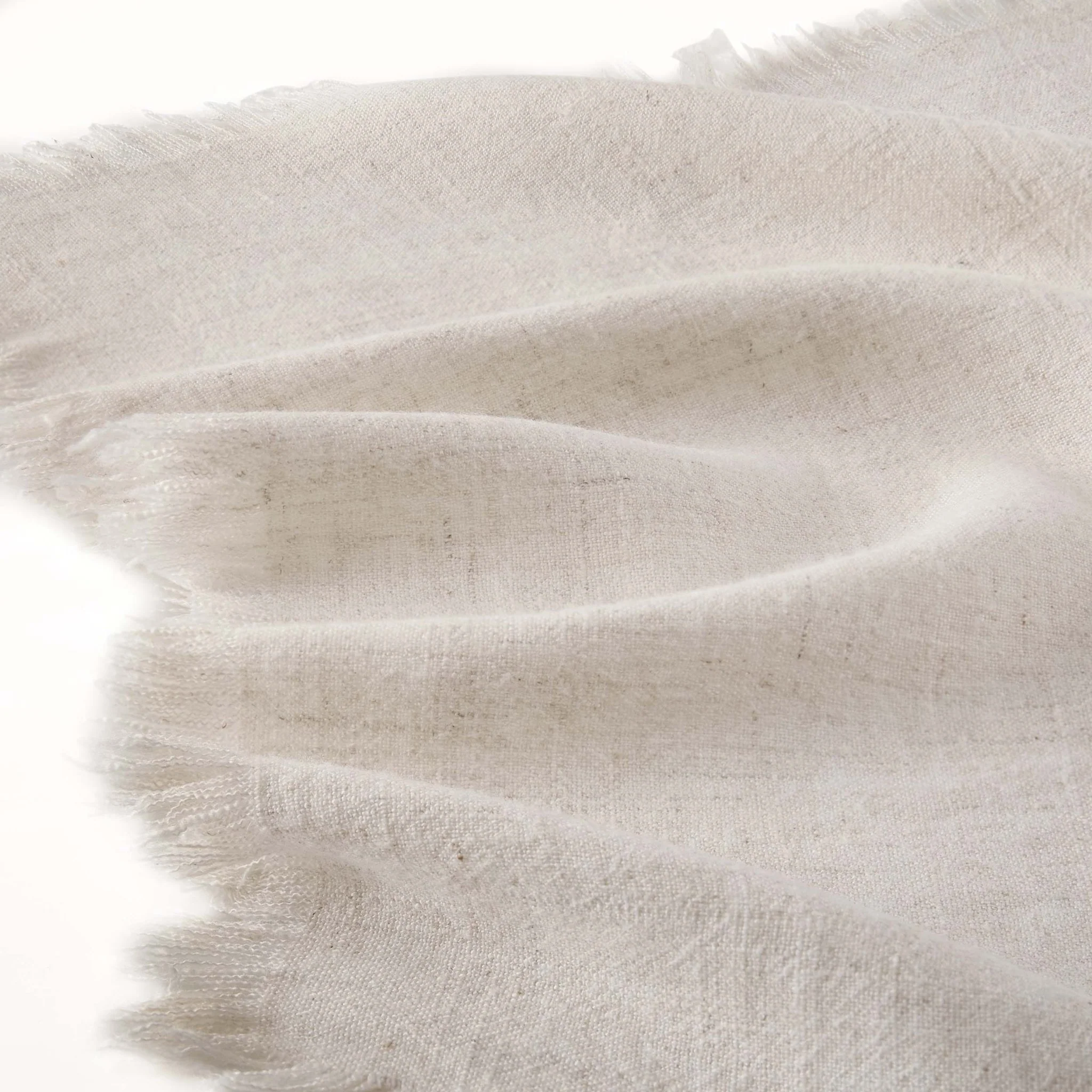 Linen Blend Set of 4 Napkins - Sand - Image 4