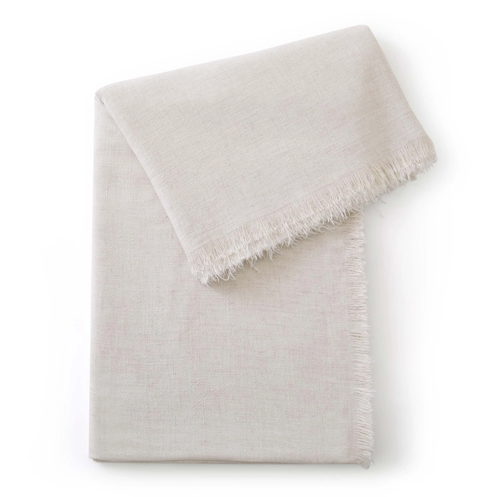 Linen Blend Tablecloth - Sand - Image 3