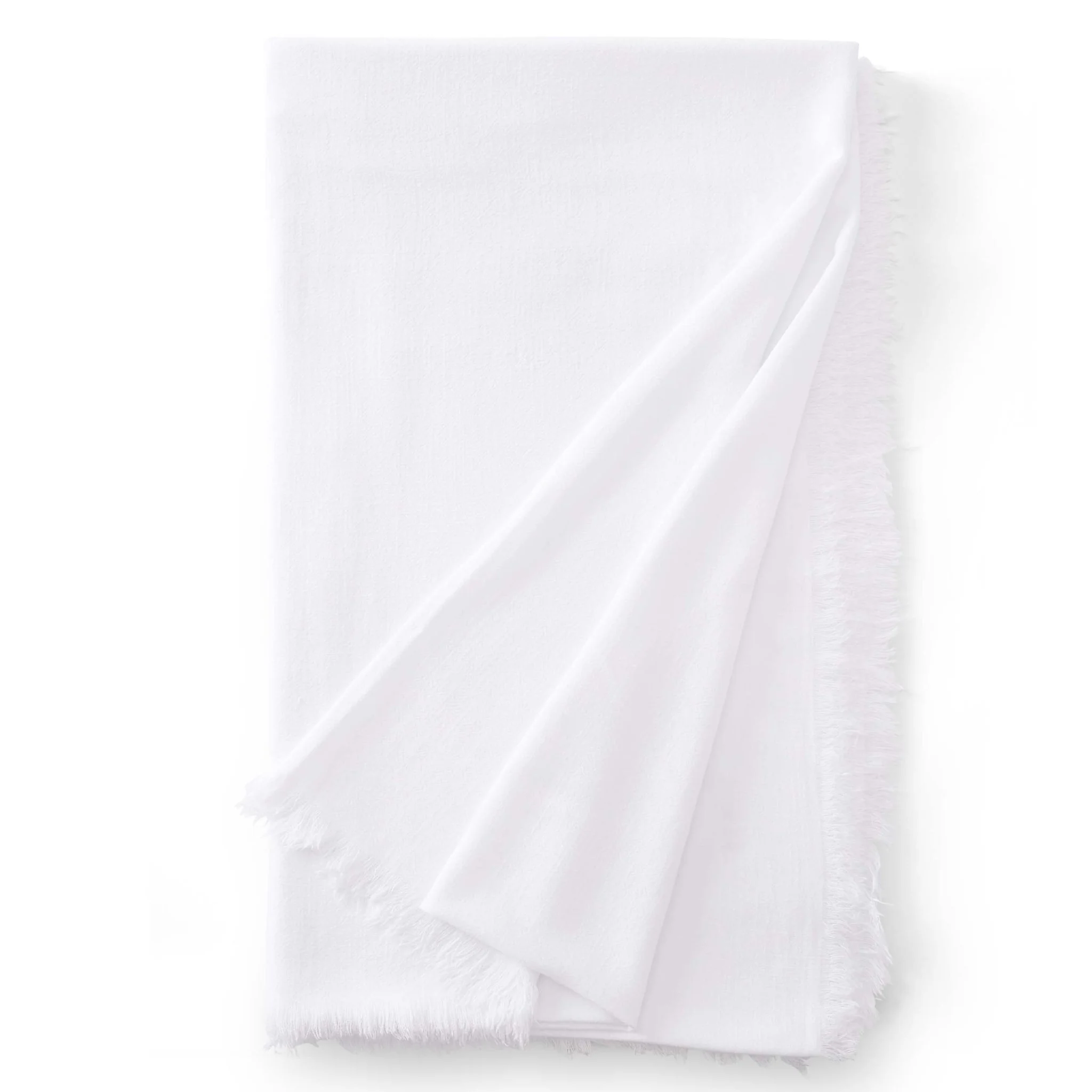 Linen Blend Tablecloth - White - Image 3