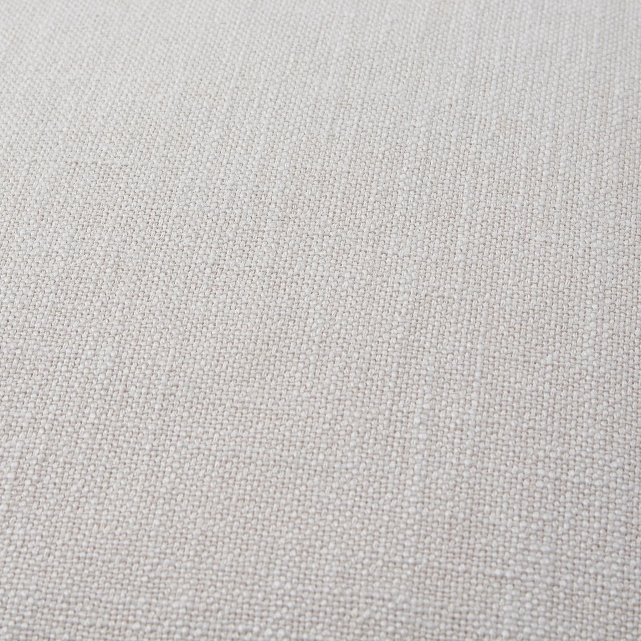 Linen Look Piped Edge Sofa Cushion Cover - Stone/Black - Image 9