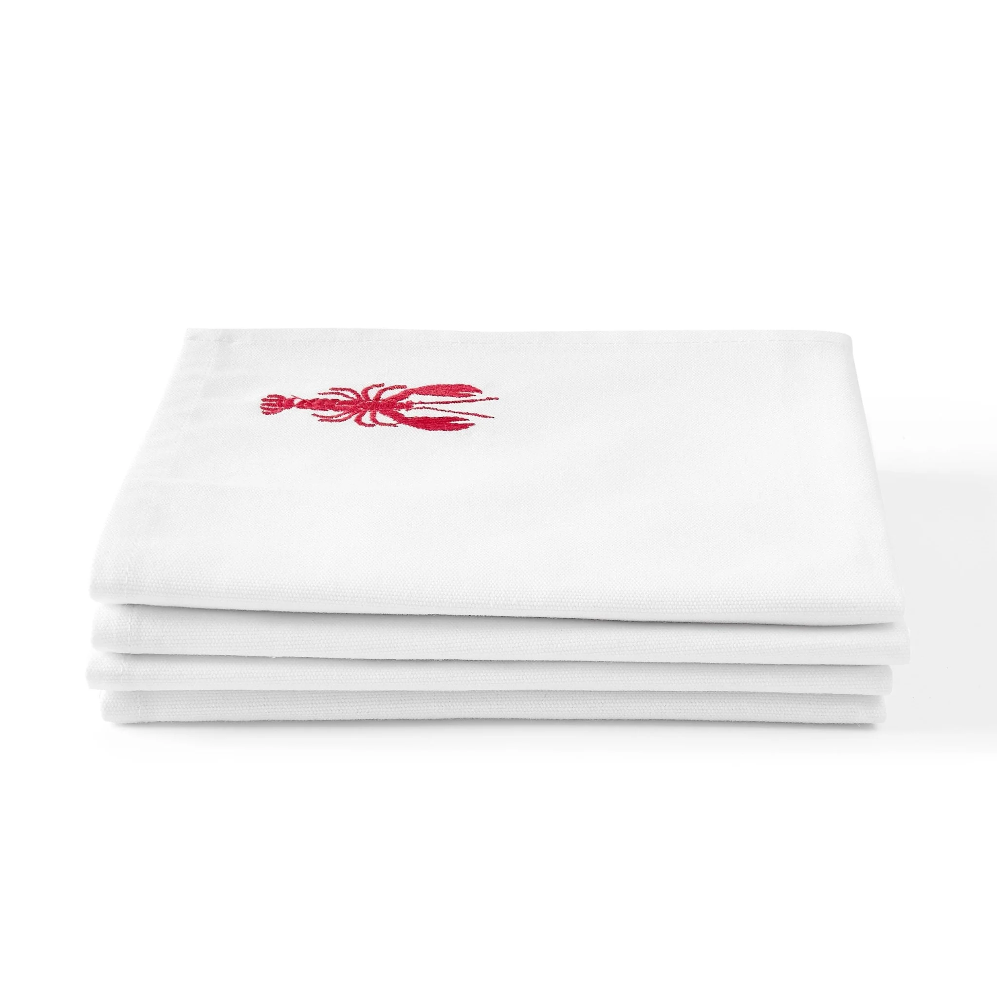 Lobster Embroidered Napkins - Set of 4 - Image 6
