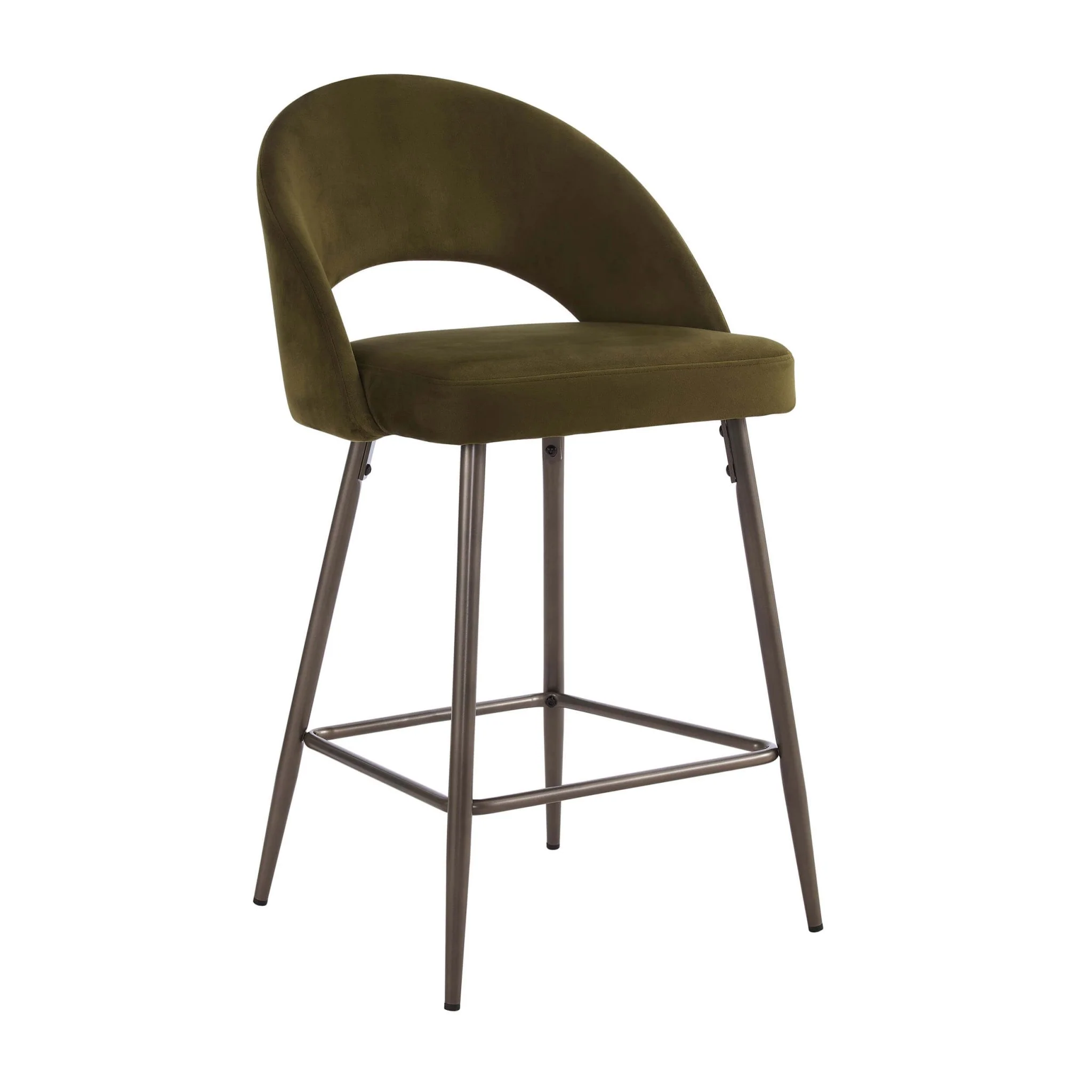 Lola Set of 2 Barstools - Rich Green - Image 2