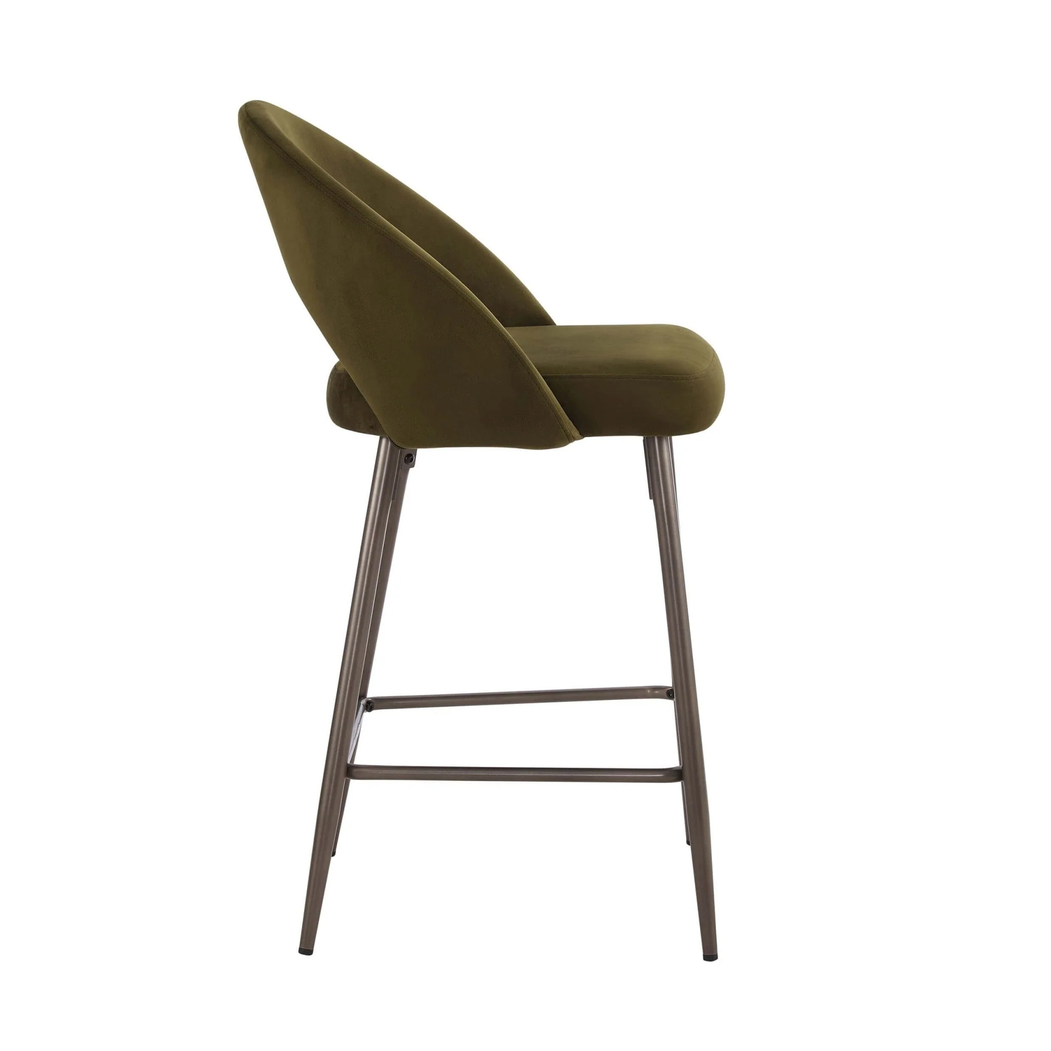 Lola Set of 2 Barstools - Rich Green - Image 4