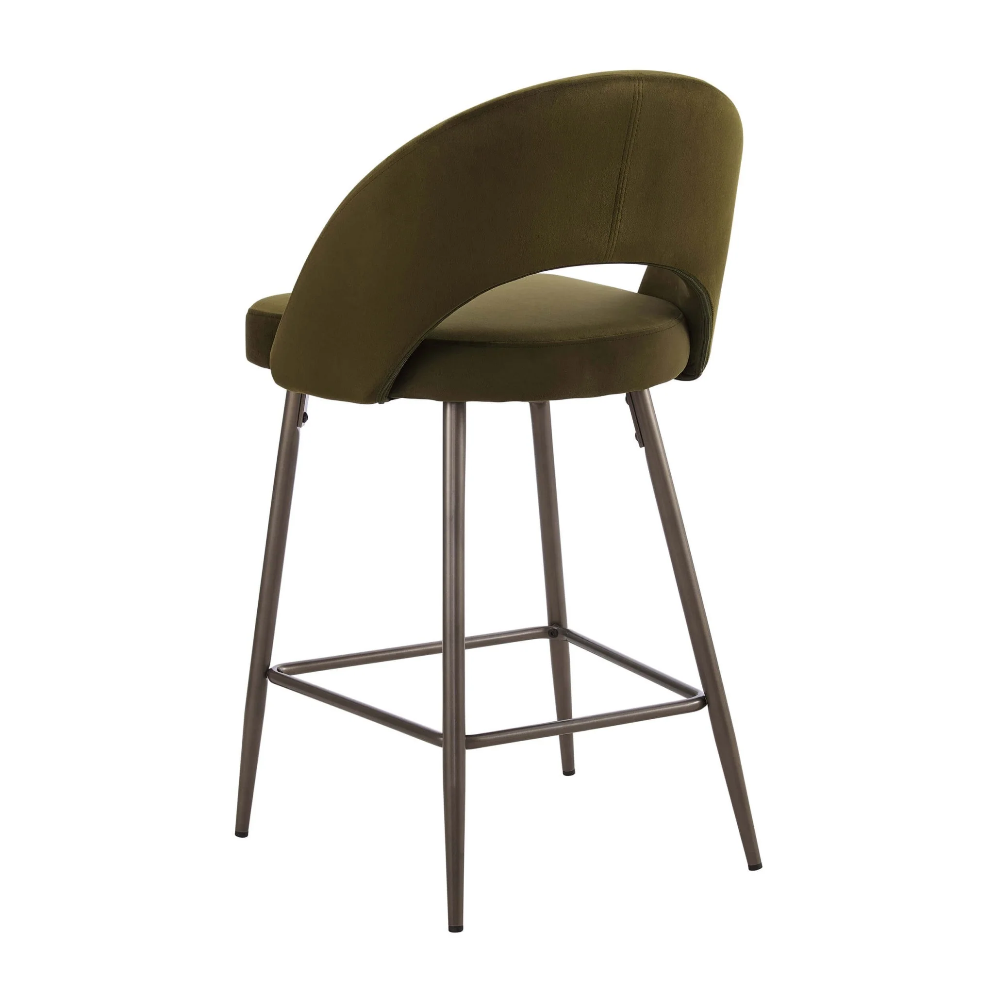 Lola Set of 2 Barstools - Rich Green - Image 5