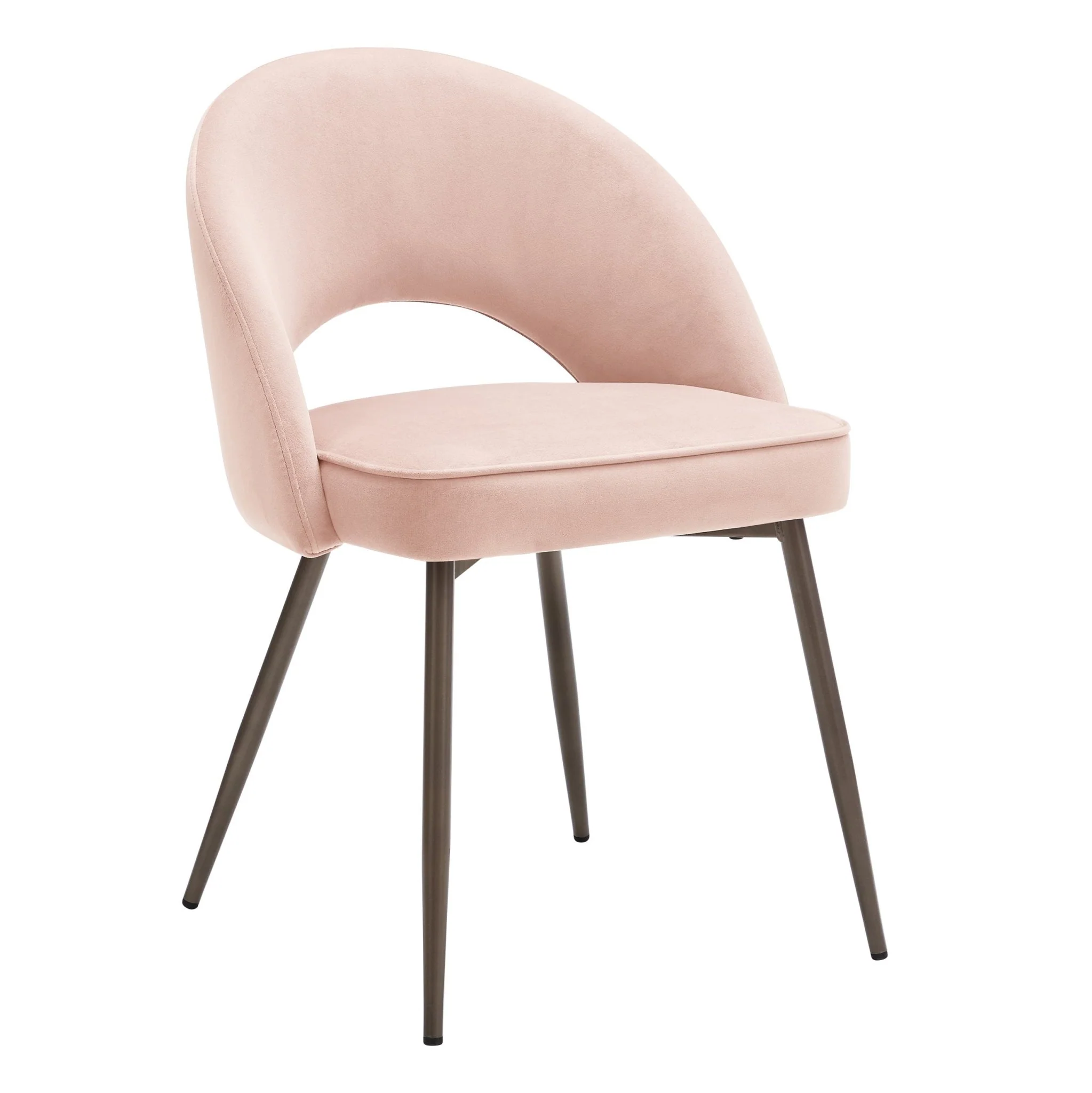 Lola Set of 2 Dining Chairs - Blush - Image 3