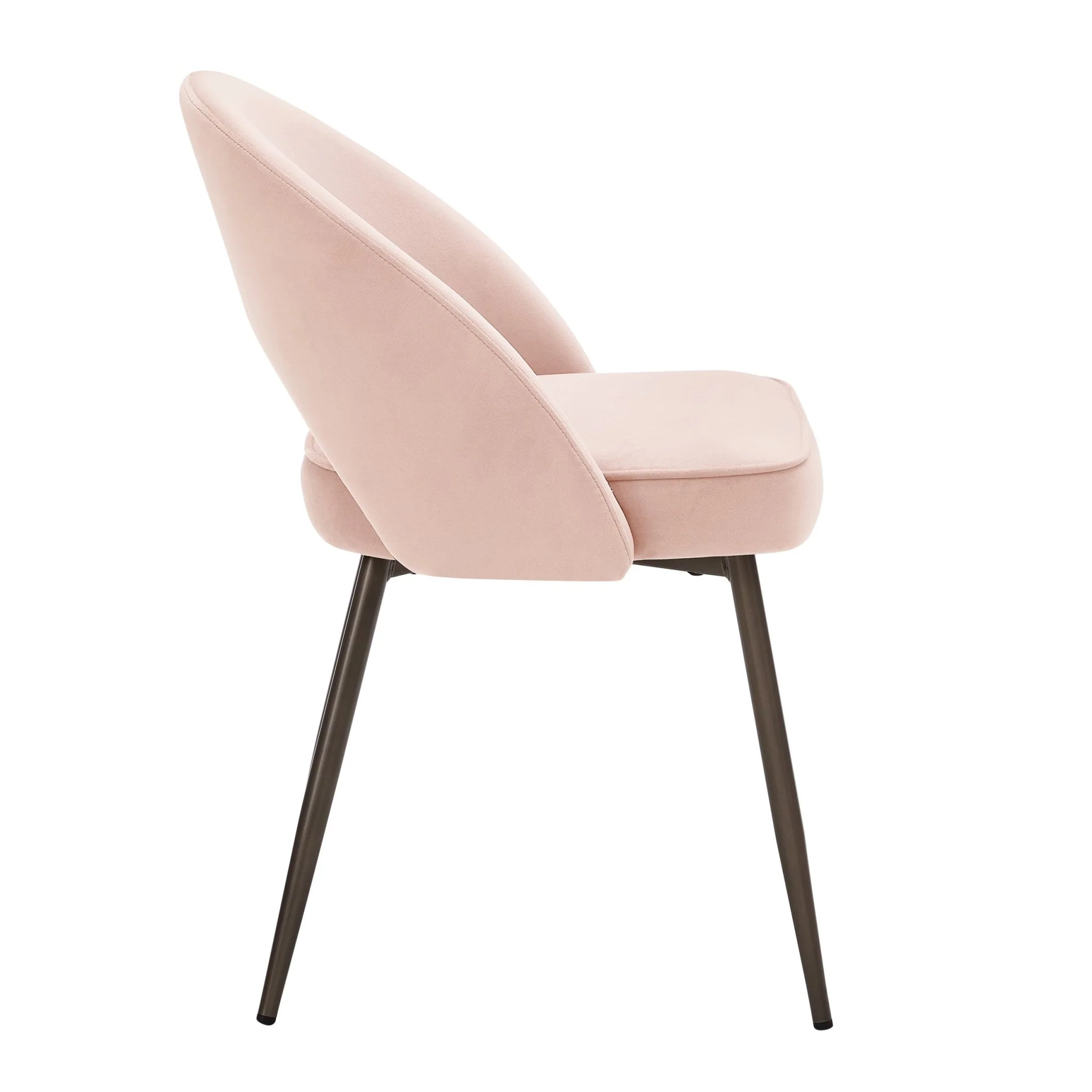 Lola Set of 2 Dining Chairs - Blush - Image 4
