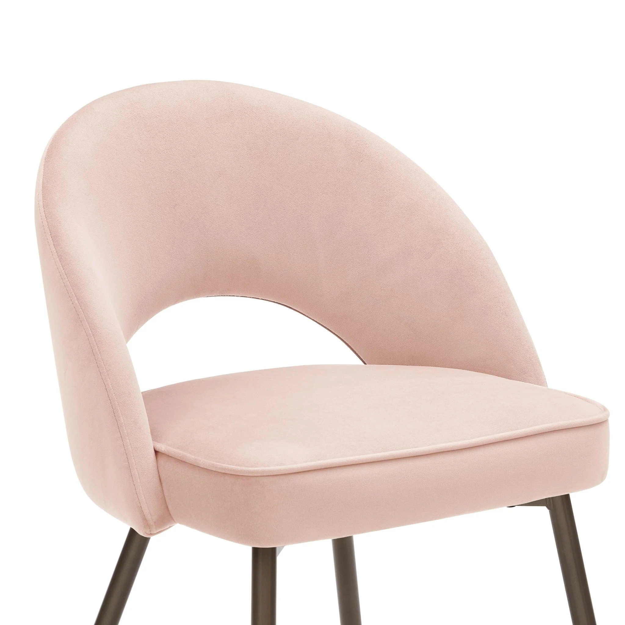 Lola Set of 2 Dining Chairs - Blush - Image 6