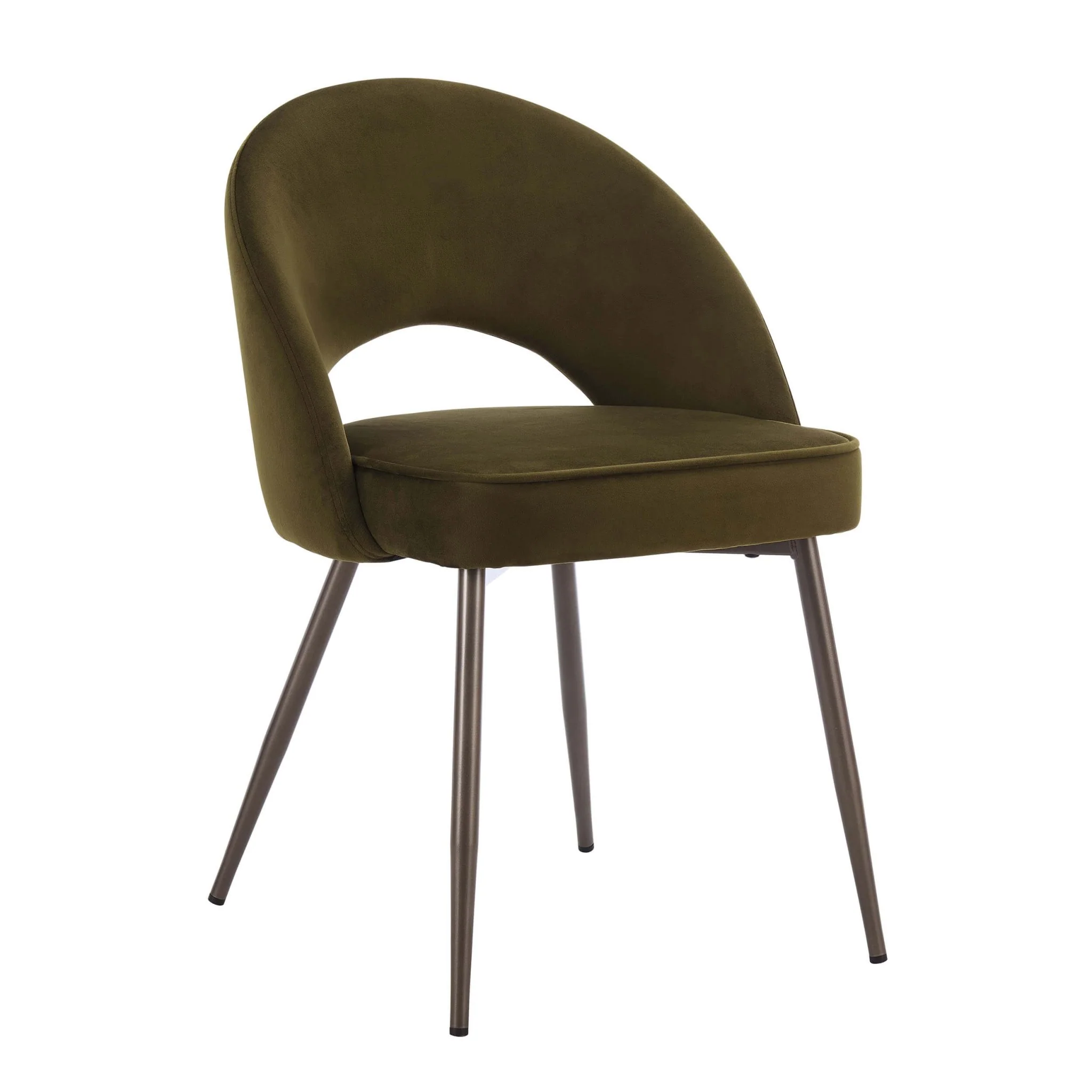 Lola Set of 2 Dining Chairs - Rich Green - Image 3