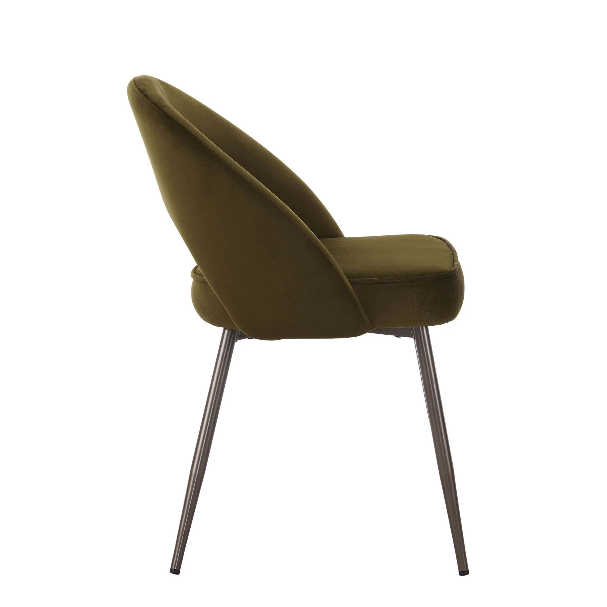 Lola Set of 2 Dining Chairs - Rich Green - Image 4