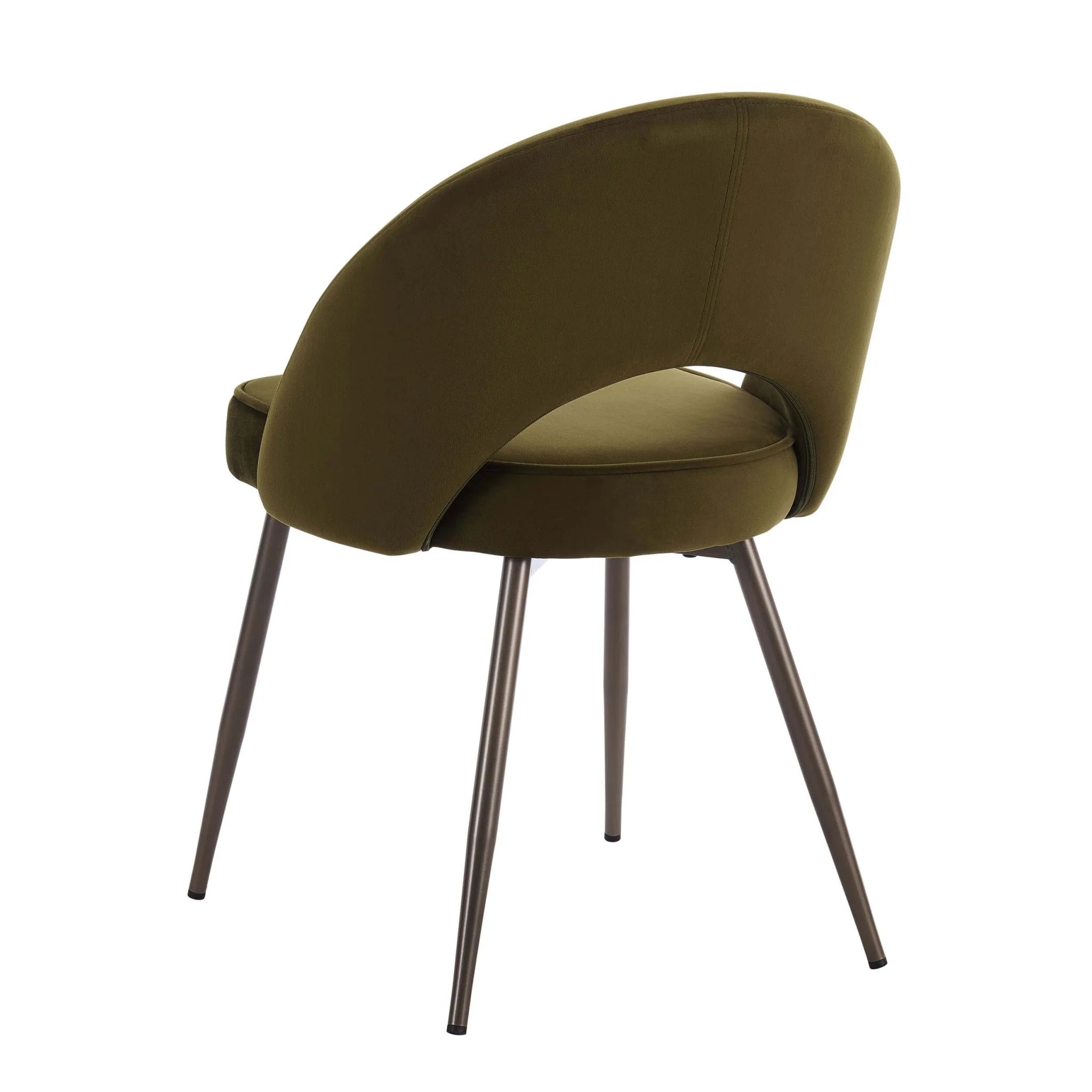 Lola Set of 2 Dining Chairs - Rich Green - Image 6