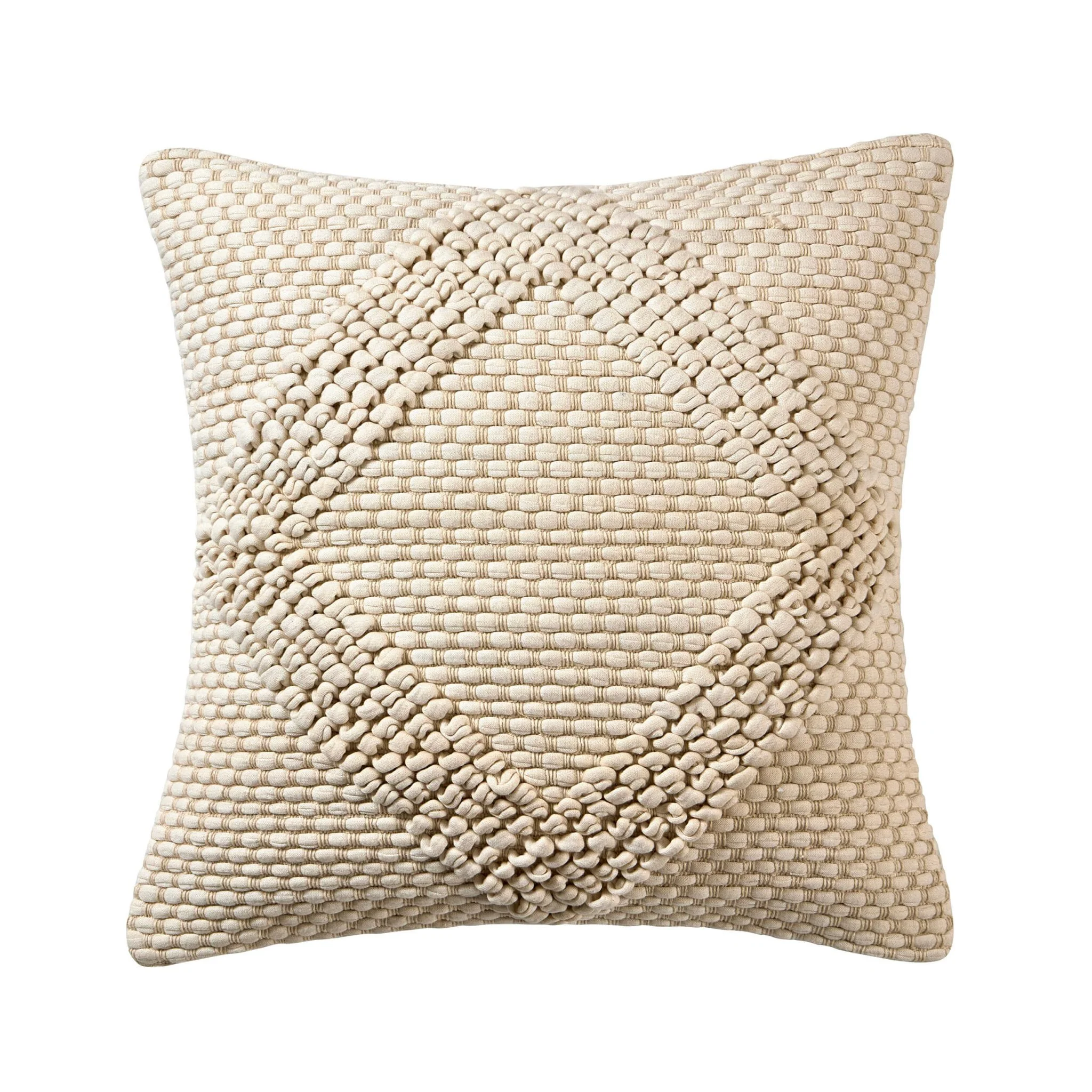 Loop Pattern Sofa Cushion Cover - Off White - Image 3