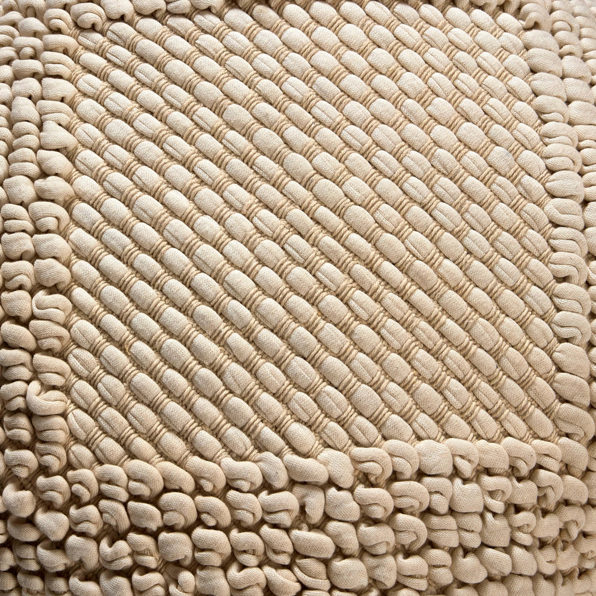 Loop Pattern Sofa Cushion Cover - Off White - Image 5