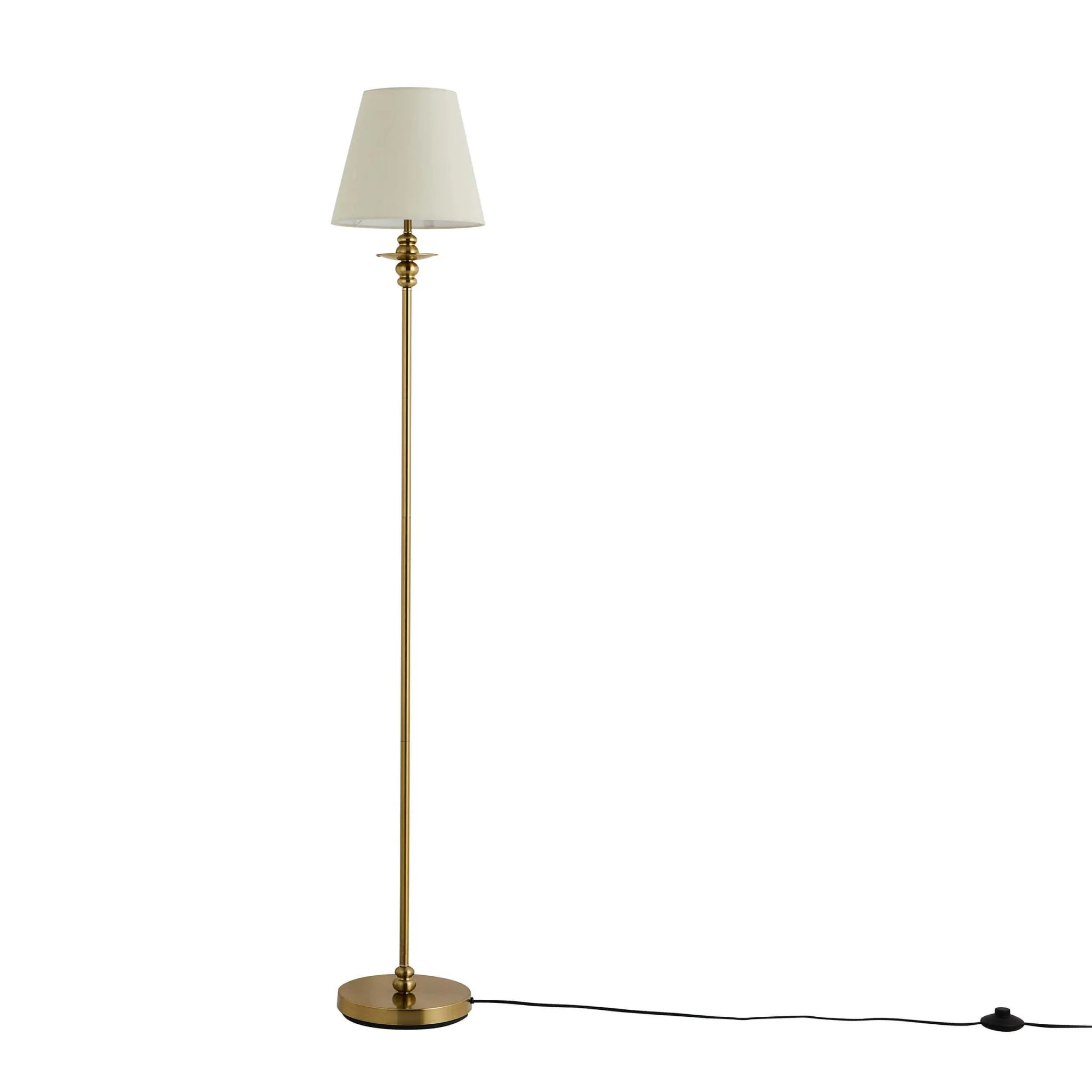 Lucille Ornate Floor Lamp - Brass - Image 3