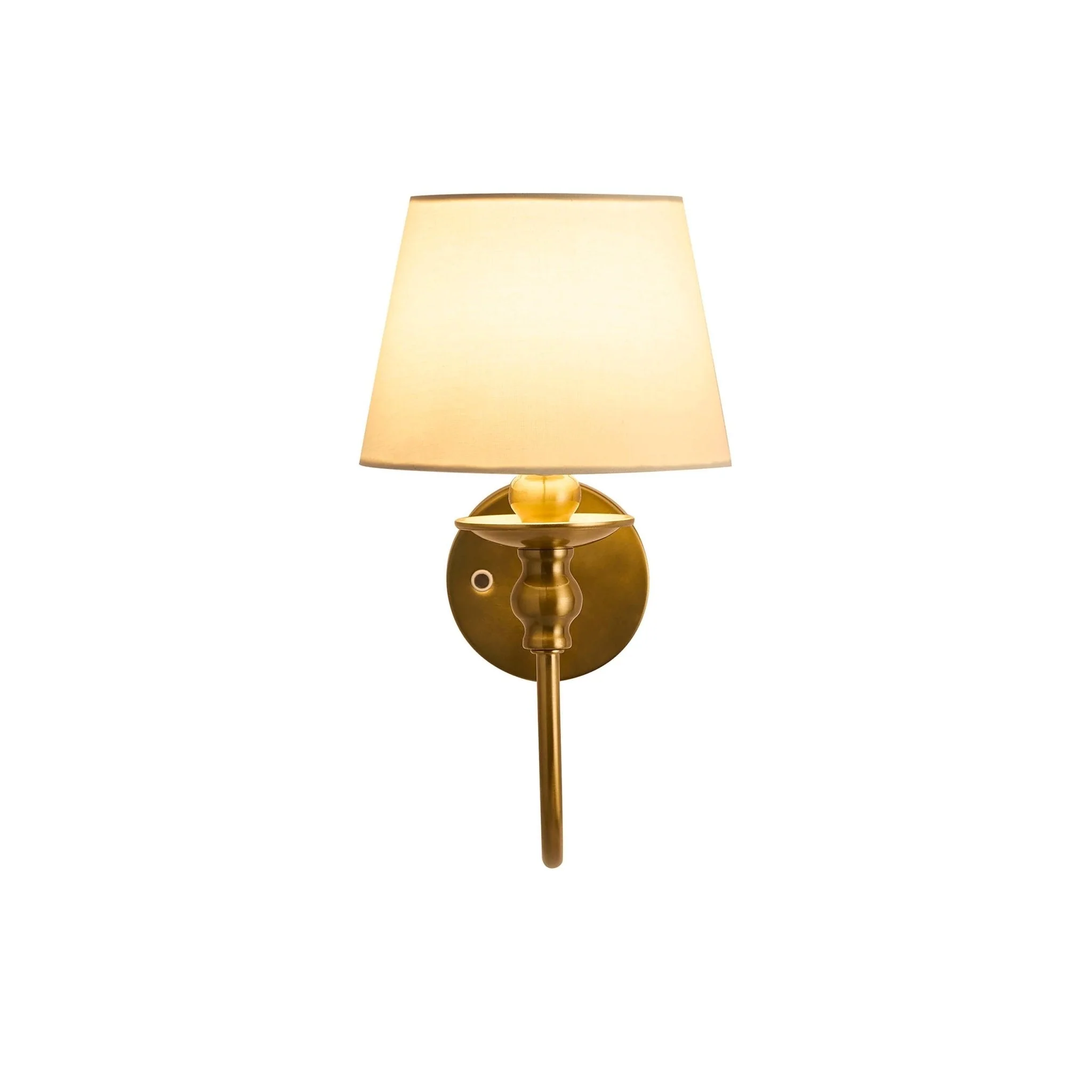 Lucille Ornate LED Rechargeable Wall Light - Brass - Image 2