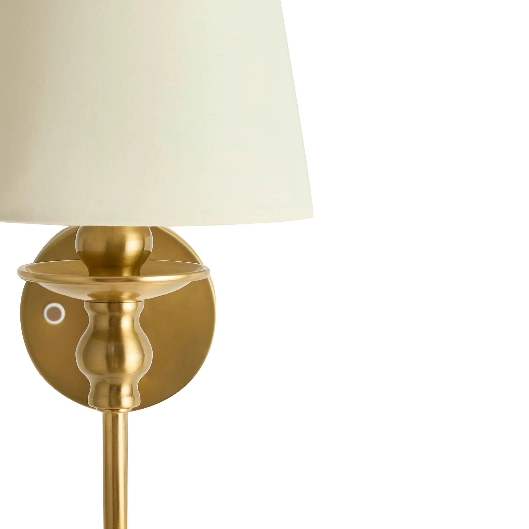 Lucille Ornate LED Rechargeable Wall Light - Brass - Image 7
