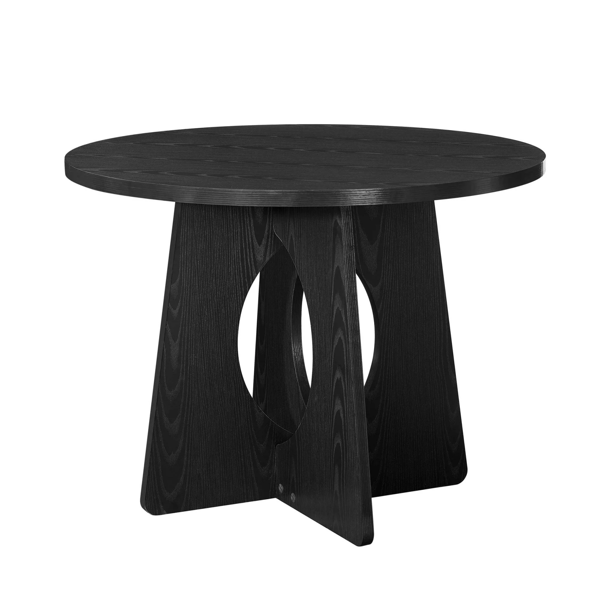 Lucy 4 Seater Dining Table - Black - Image 4