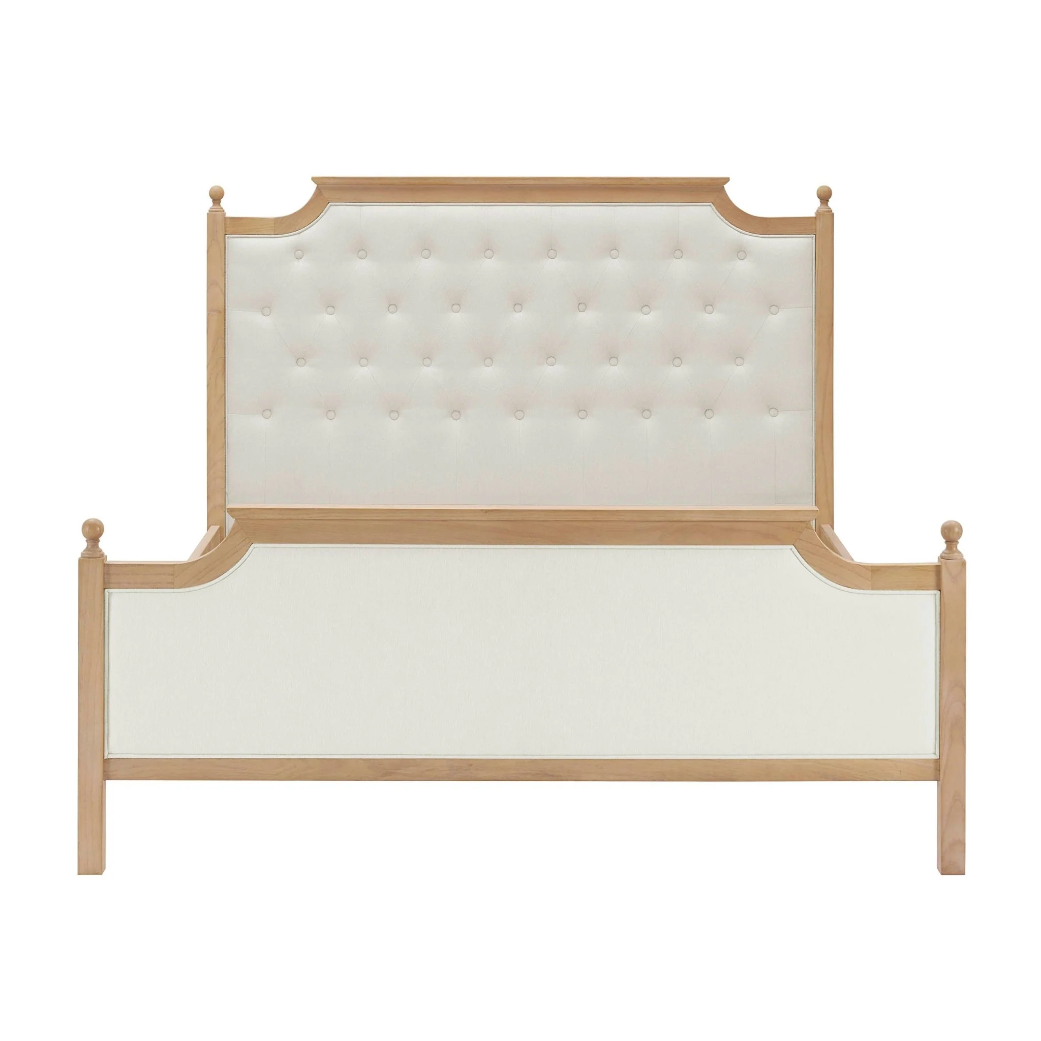 Luxor Bed Frame - Cream Linen - Image 10