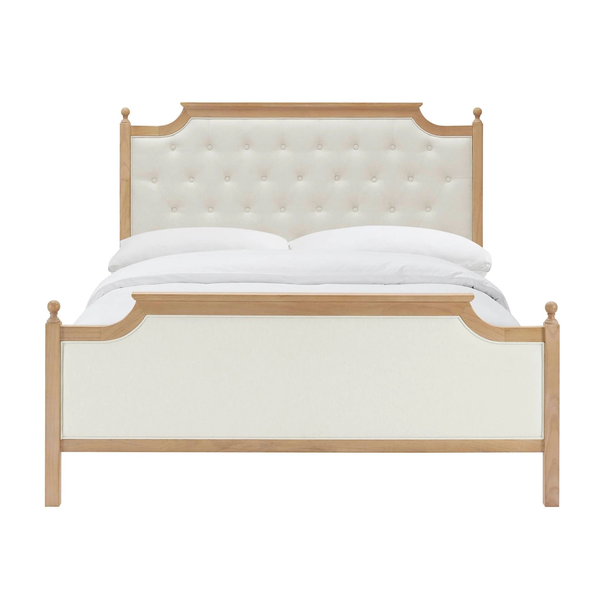 Luxor Bed Frame - Cream Linen - Image 13
