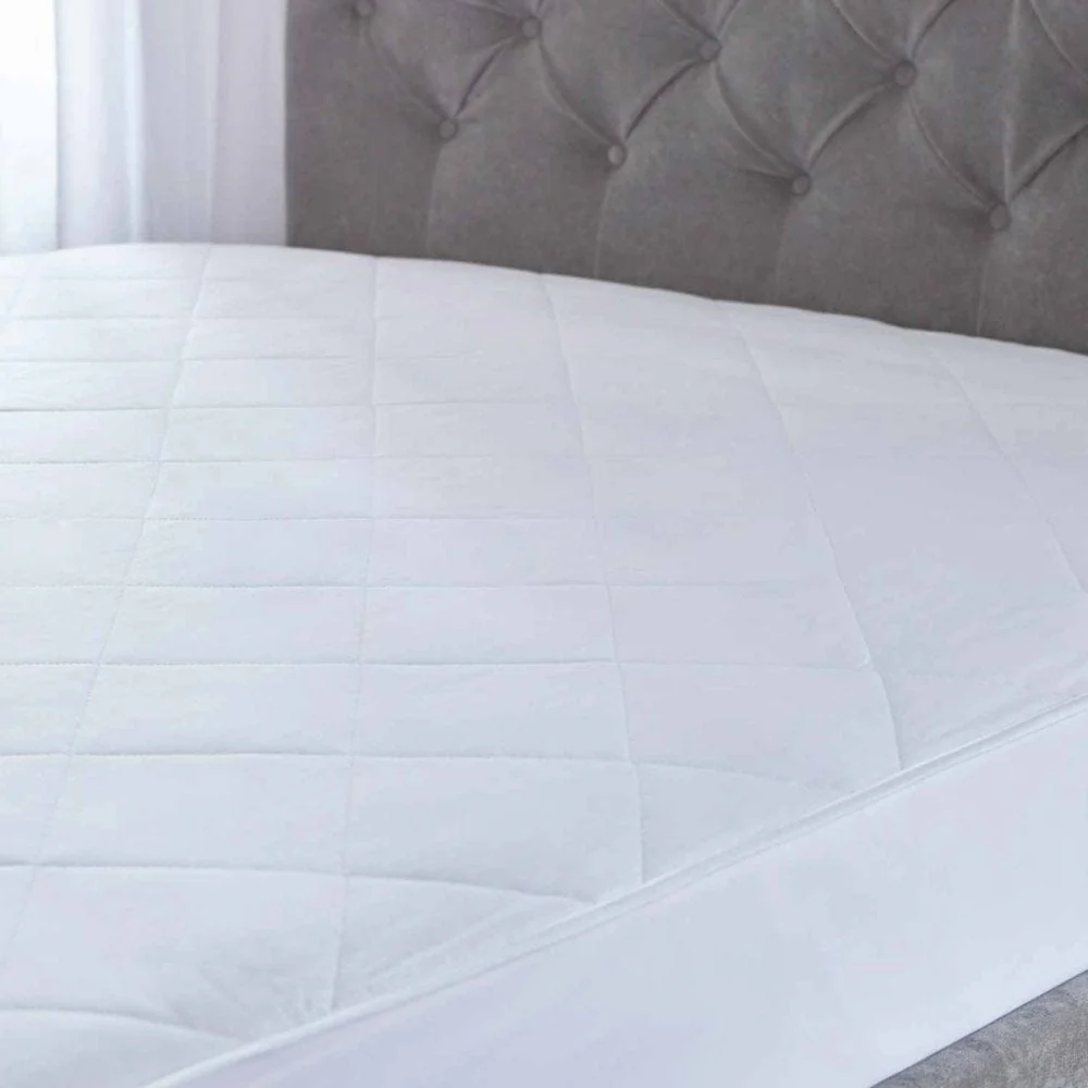 Luxury Quilted Cotton Mattress Protector - Image 3