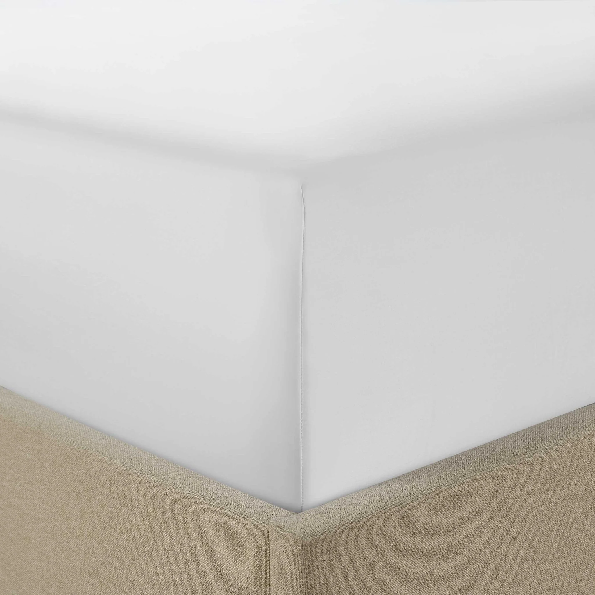 Lyla Feels Like Silk Lyocell Blend Fitted Sheet - White